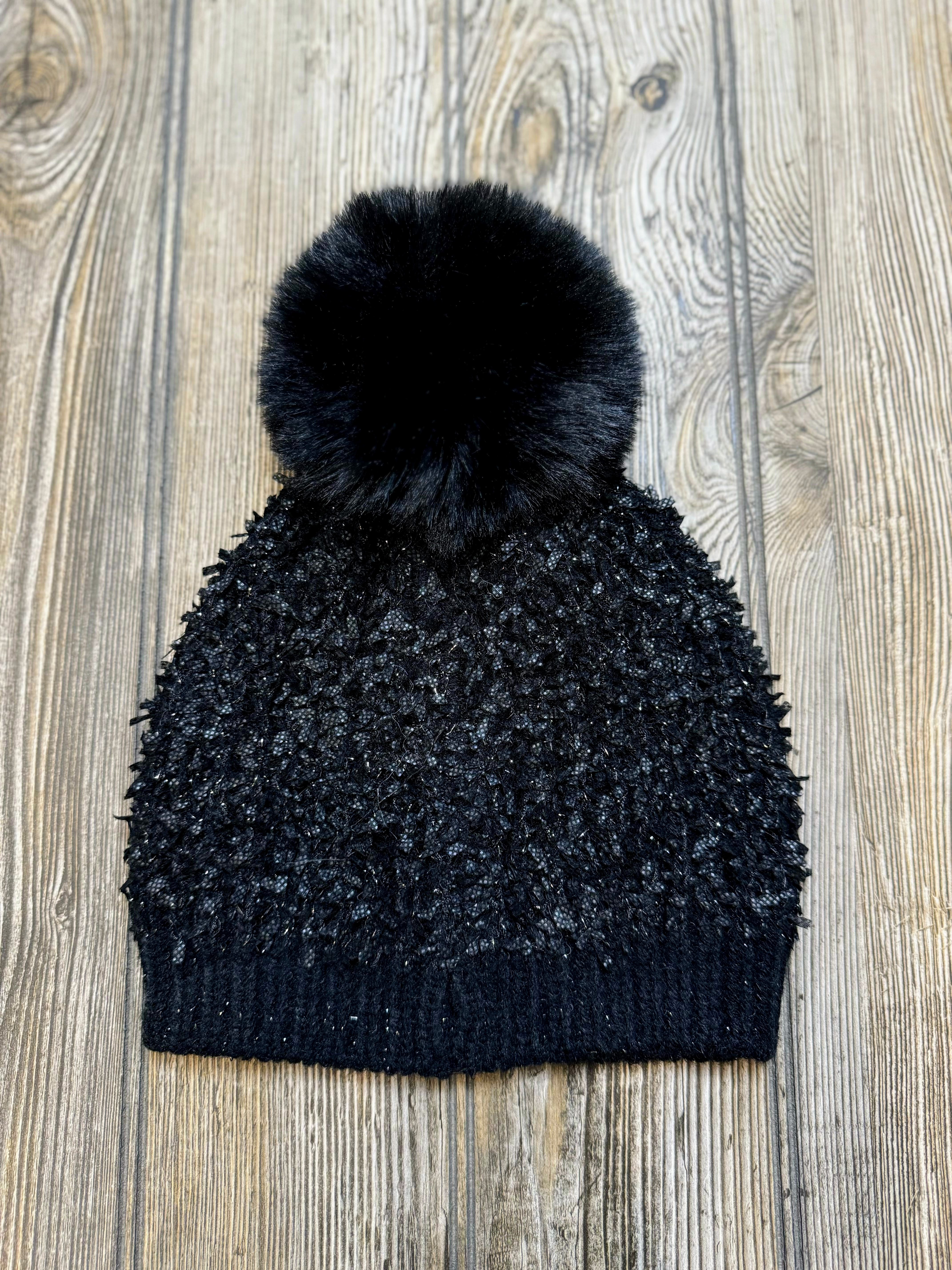 Sparkle Thread Pom Hat