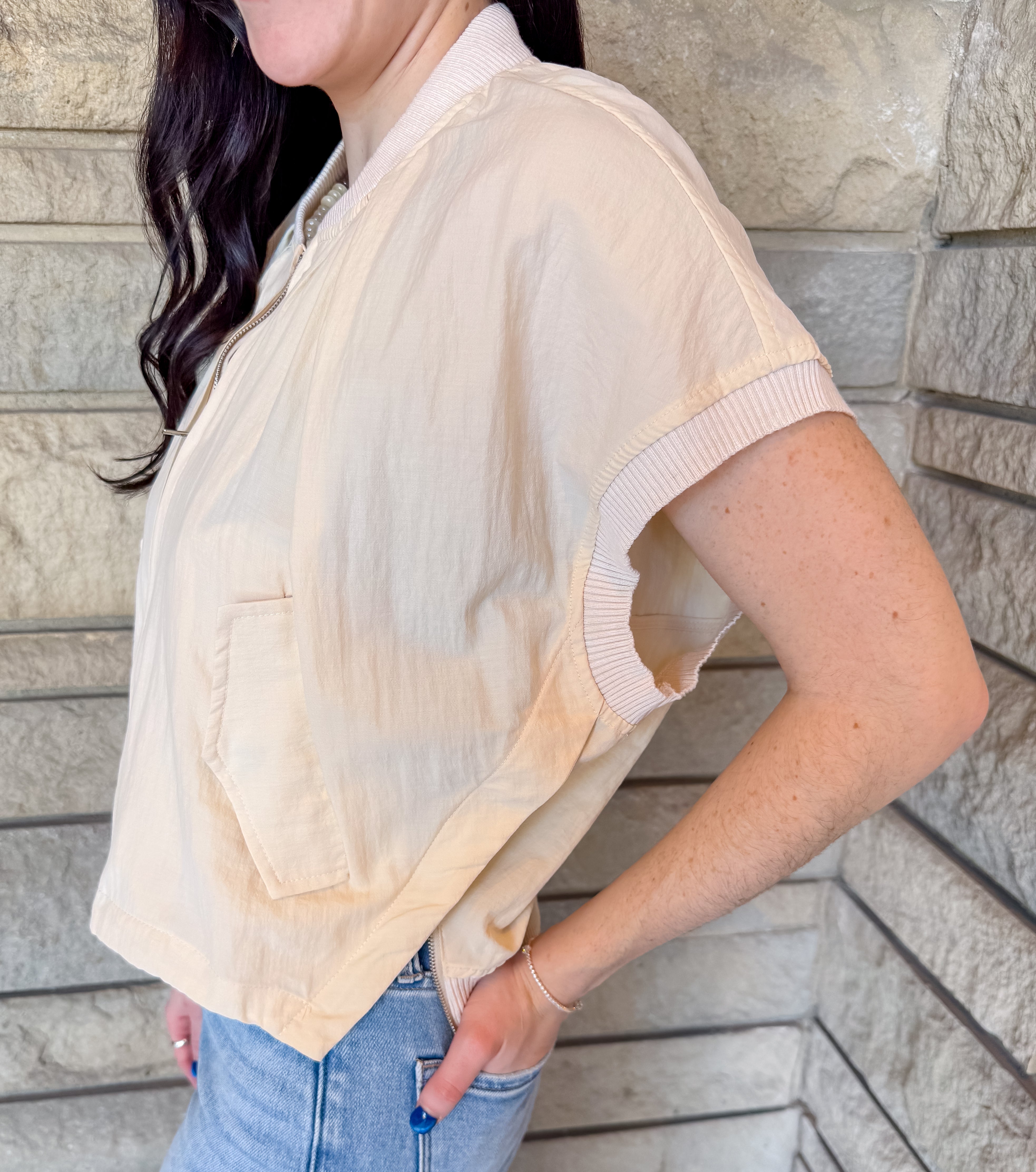 Desi Short Zipper Jacket