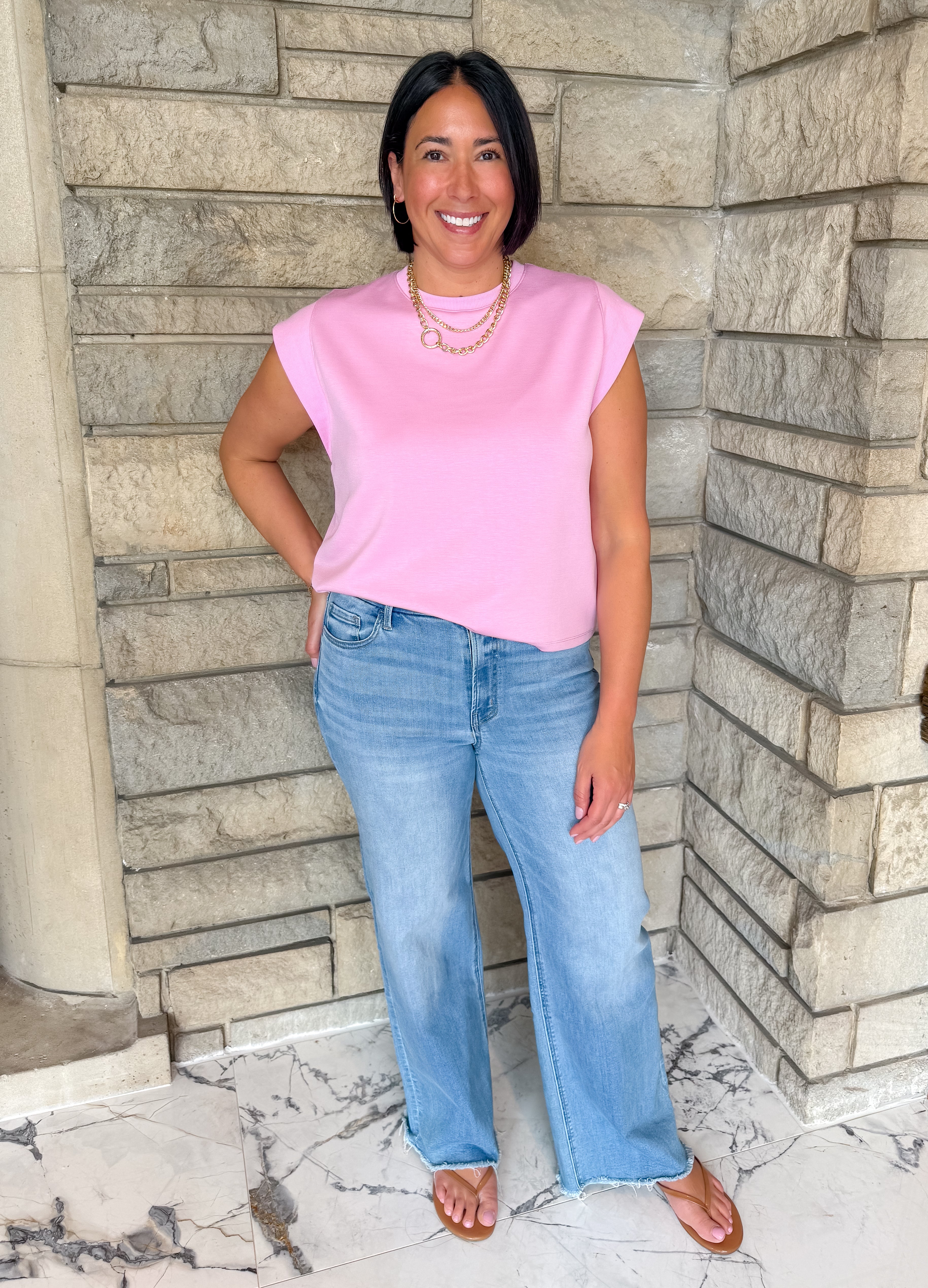 Mavis Cap Sleeve Top
