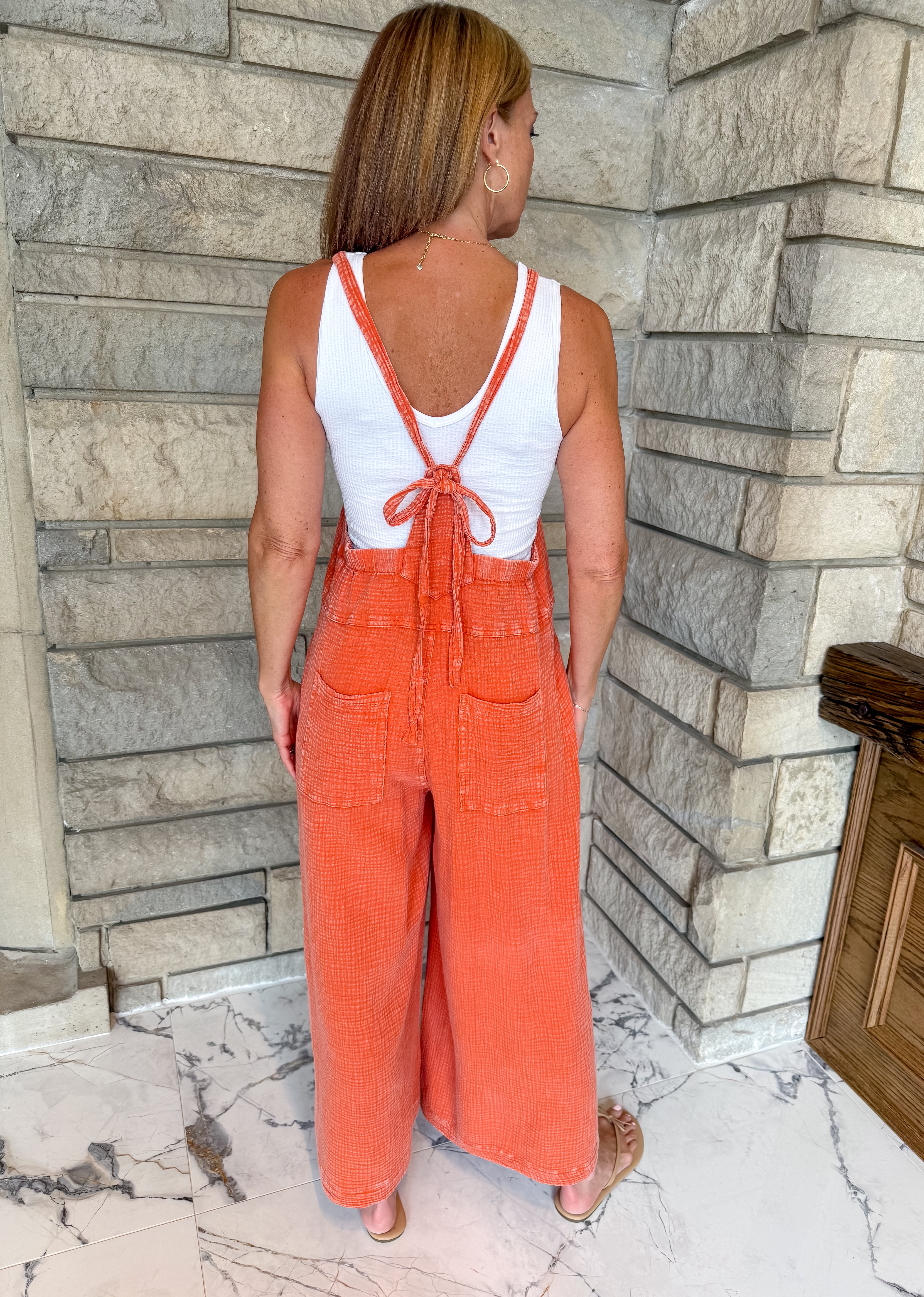 Astrid Washed Cotton Overalls