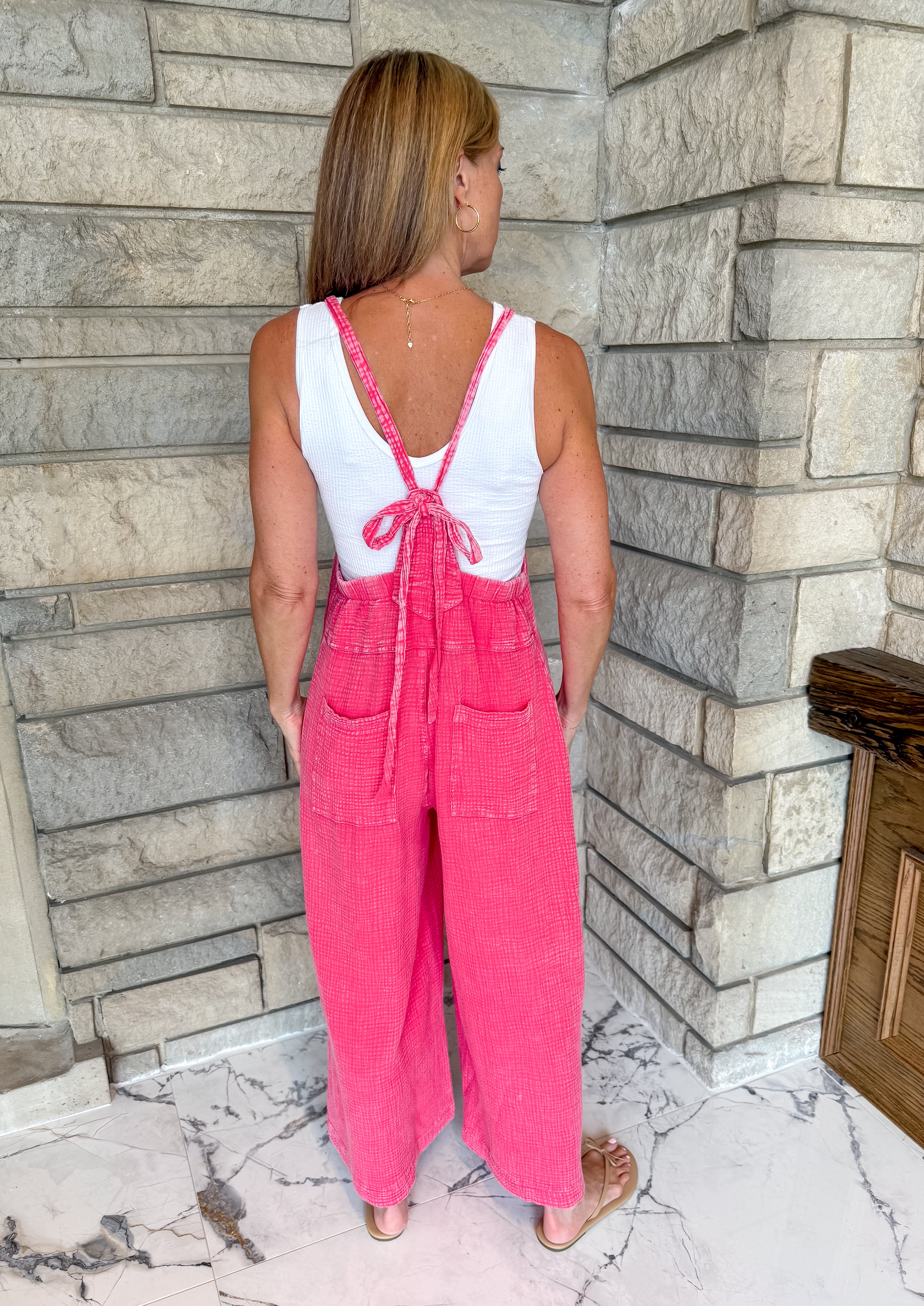 Astrid Washed Cotton Overalls