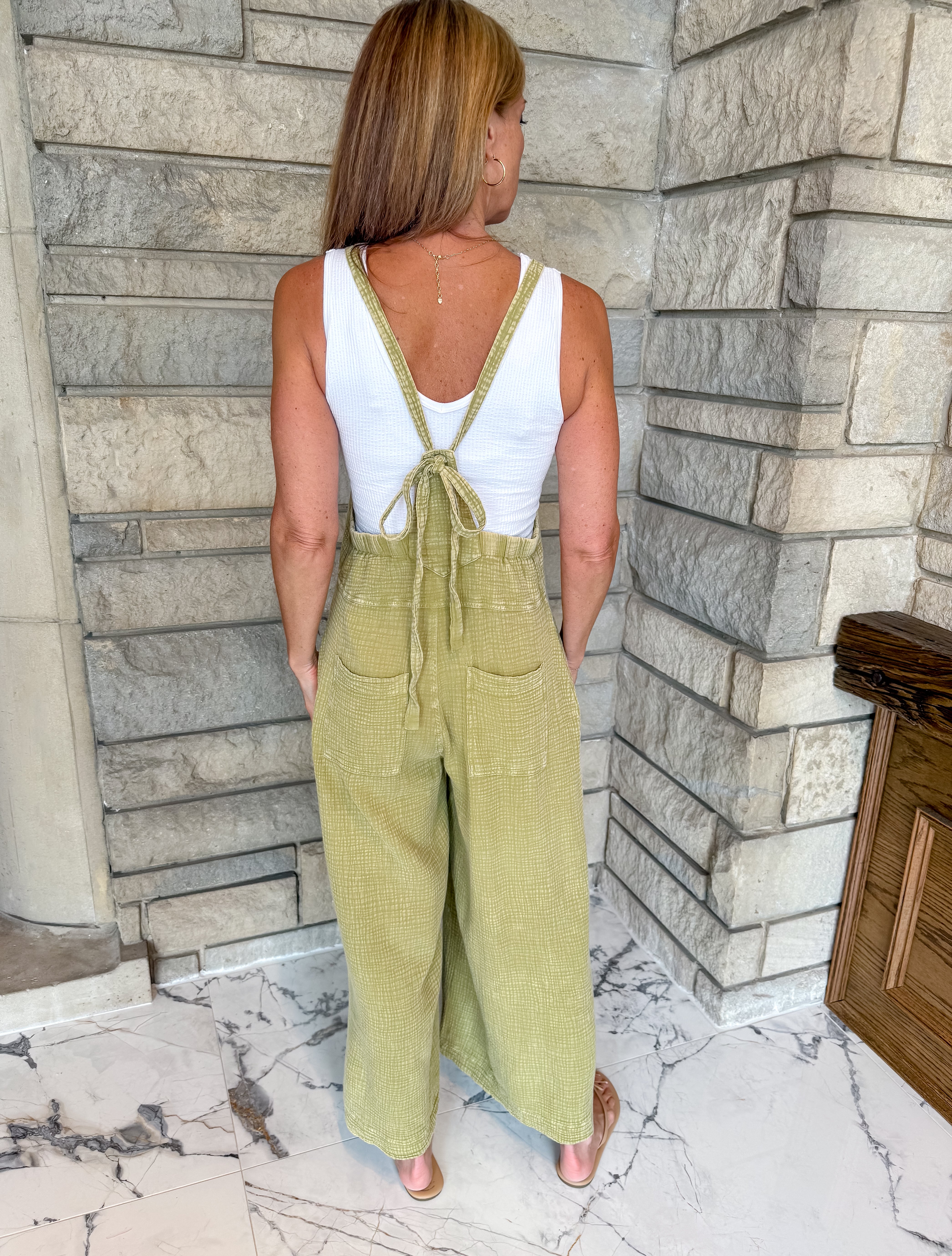 Astrid Washed Cotton Overalls