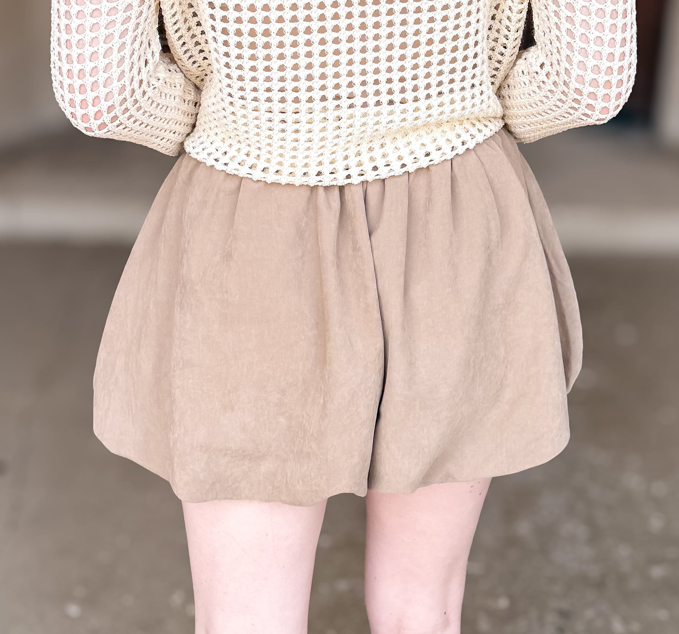 Aniela Bubble Hem Shorts FINAL SALE