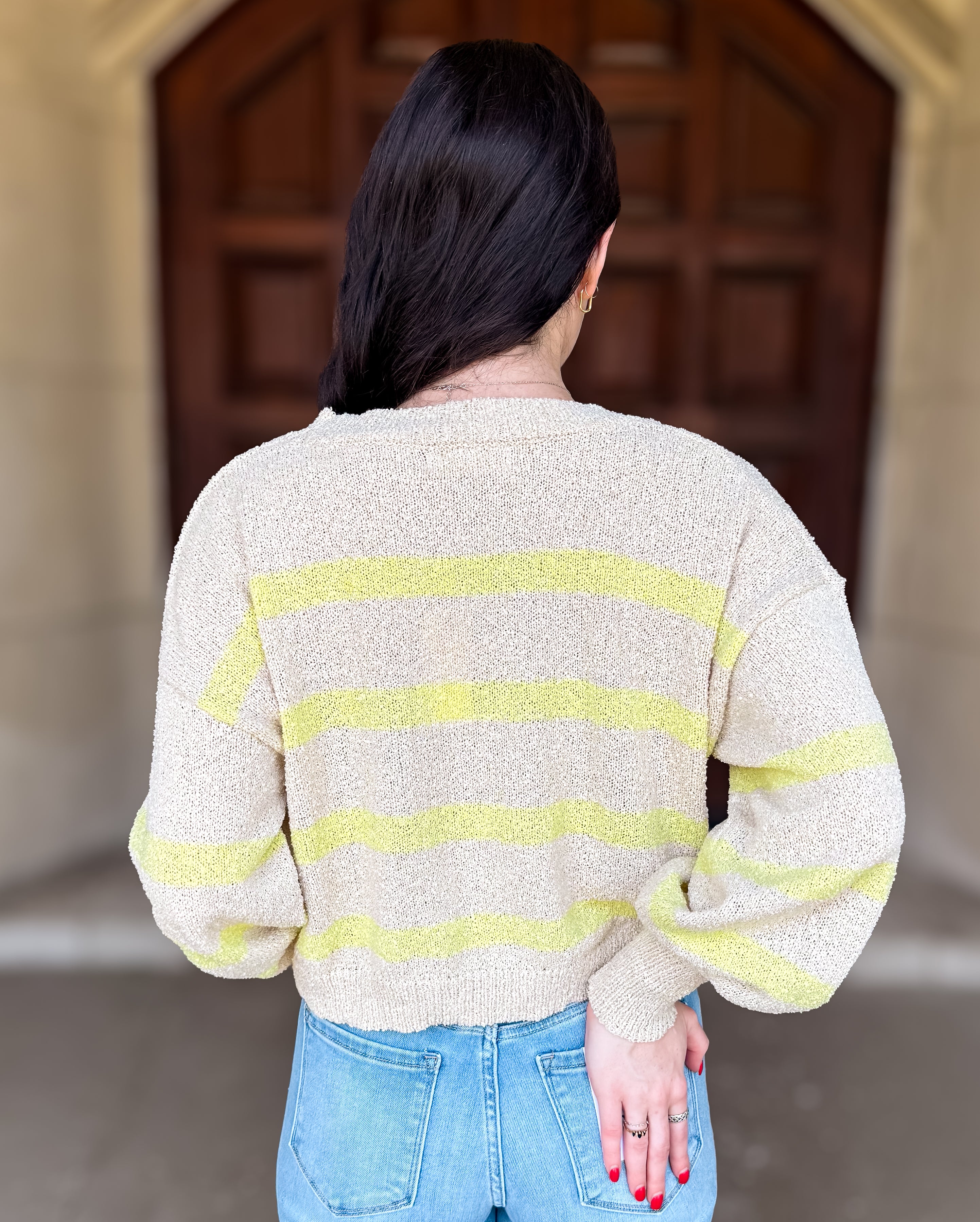 Rowan Striped Knit Sweater FINAL SALE