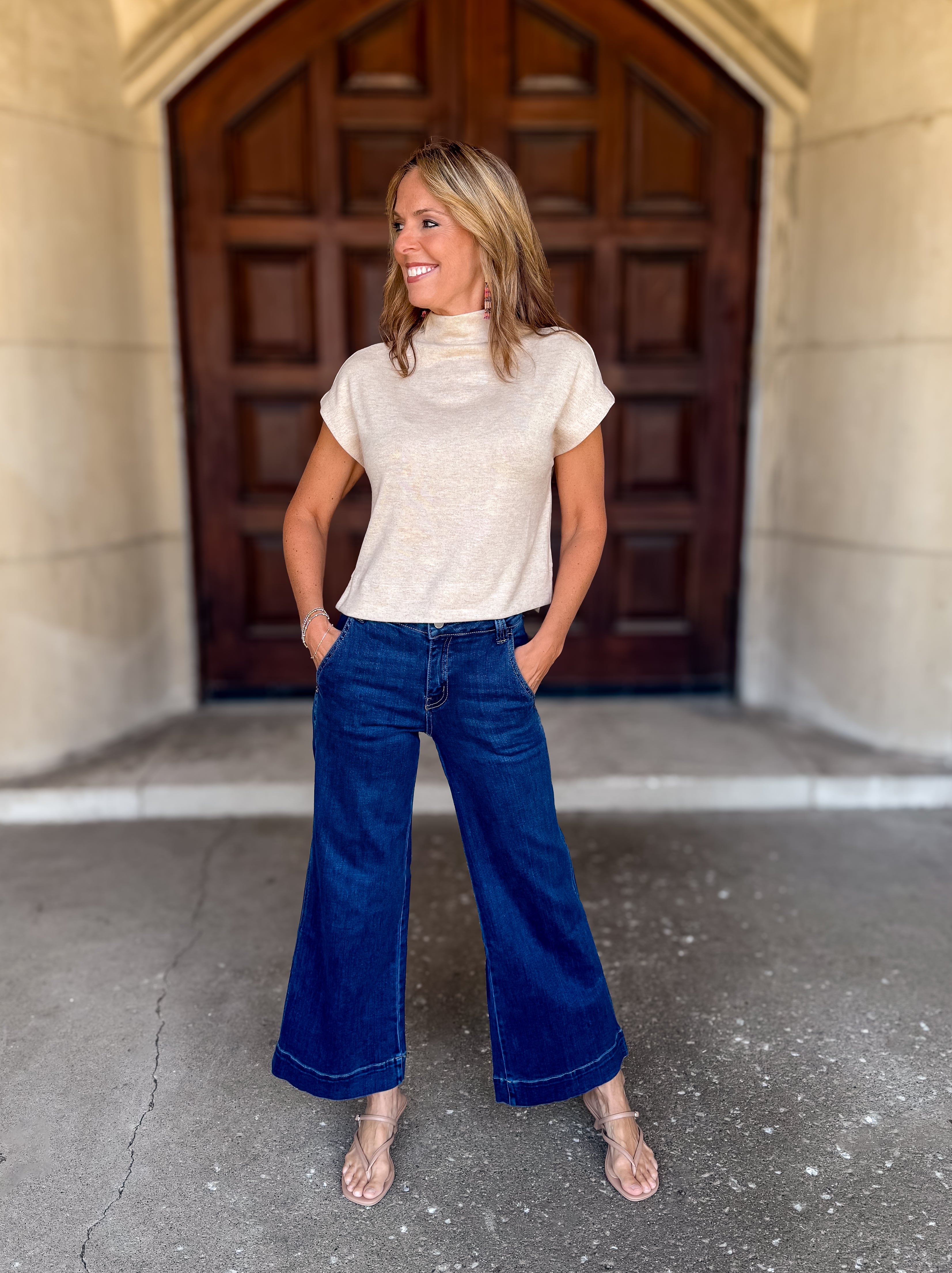 Lottie Mock Cap Sweater FINAL SALE