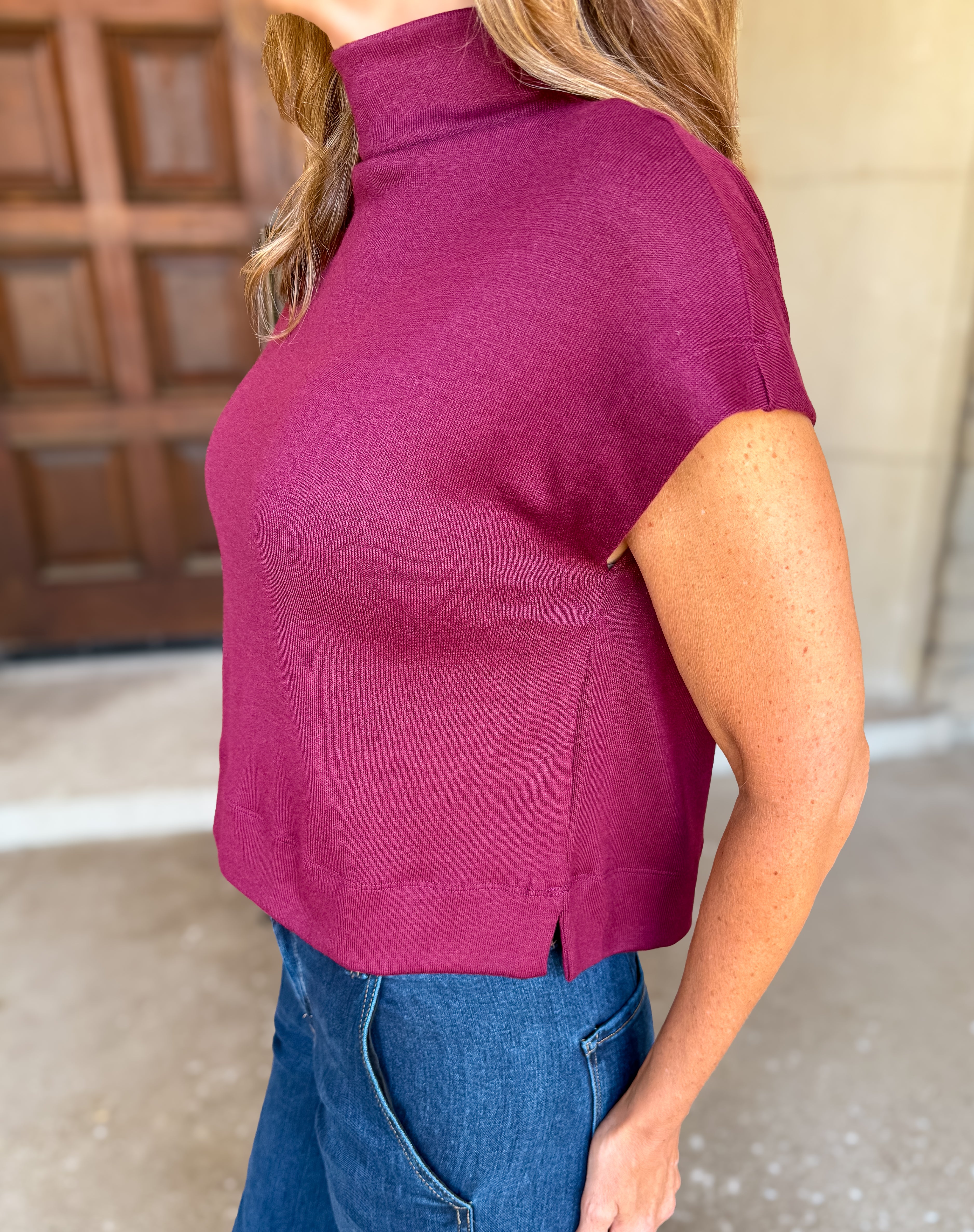 Lottie Mock Cap Sweater FINAL SALE