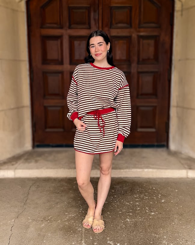 Emi Striped Skort Set FINAL SALE