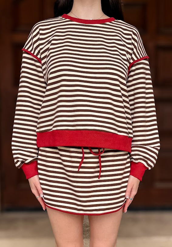 Emi Striped Skort Set FINAL SALE