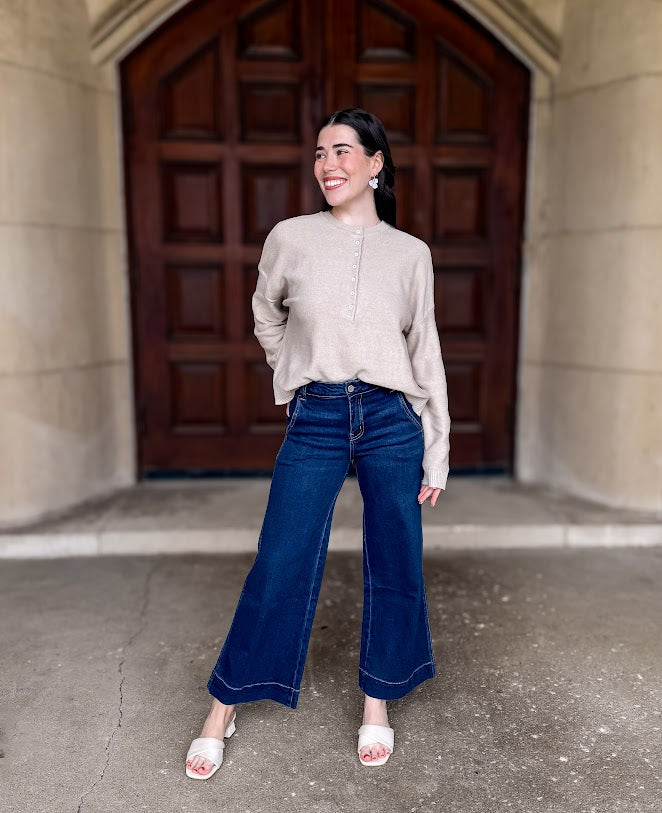 Salem Henley Sweater FINAL SALE