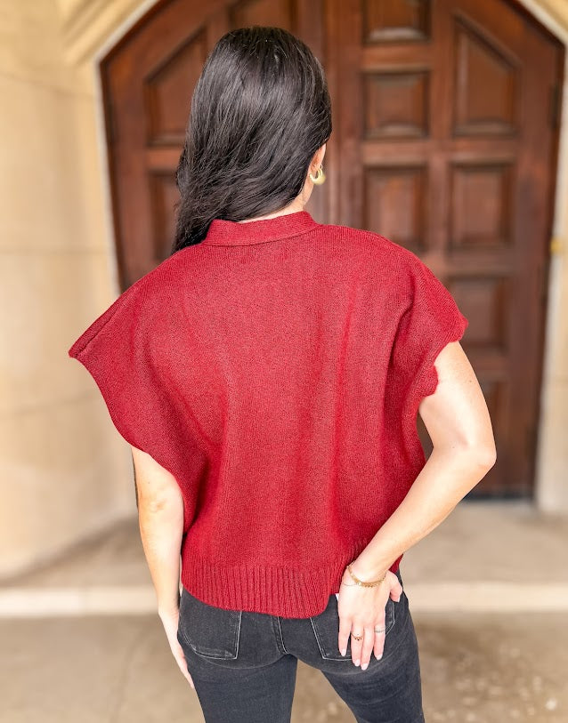 Averie Relaxed Sweater Vest FINAL SALE