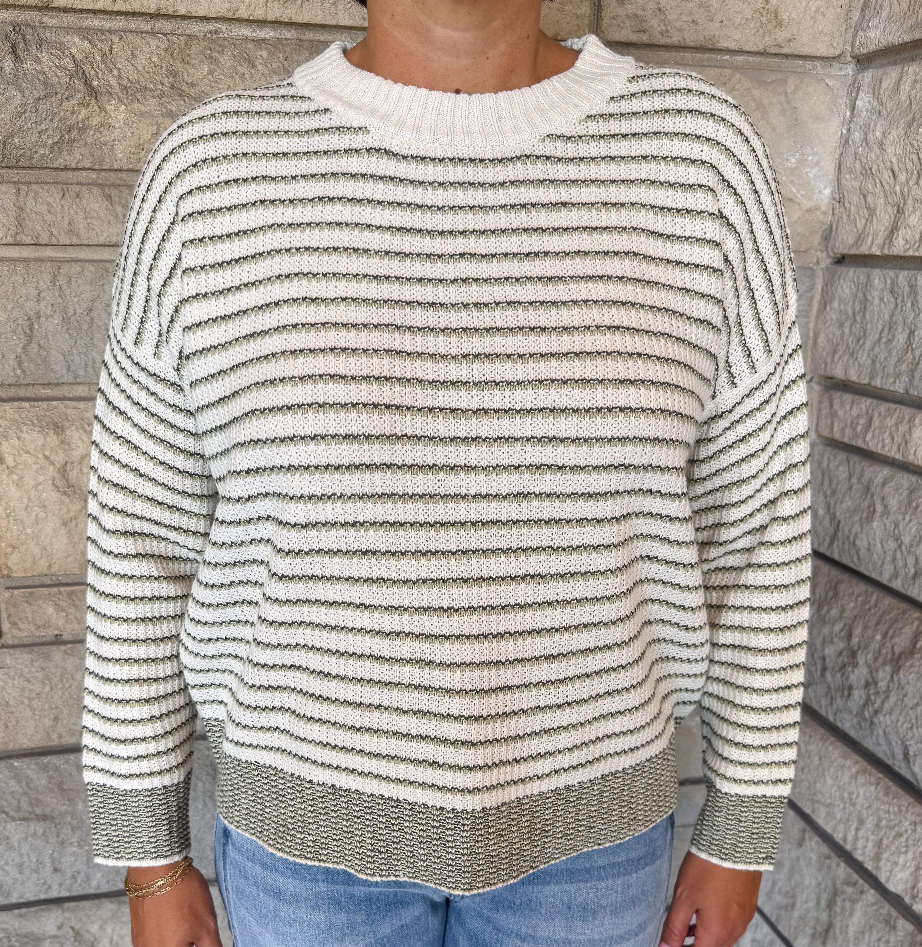 Jacinta Multi Stripe Knit Sweater