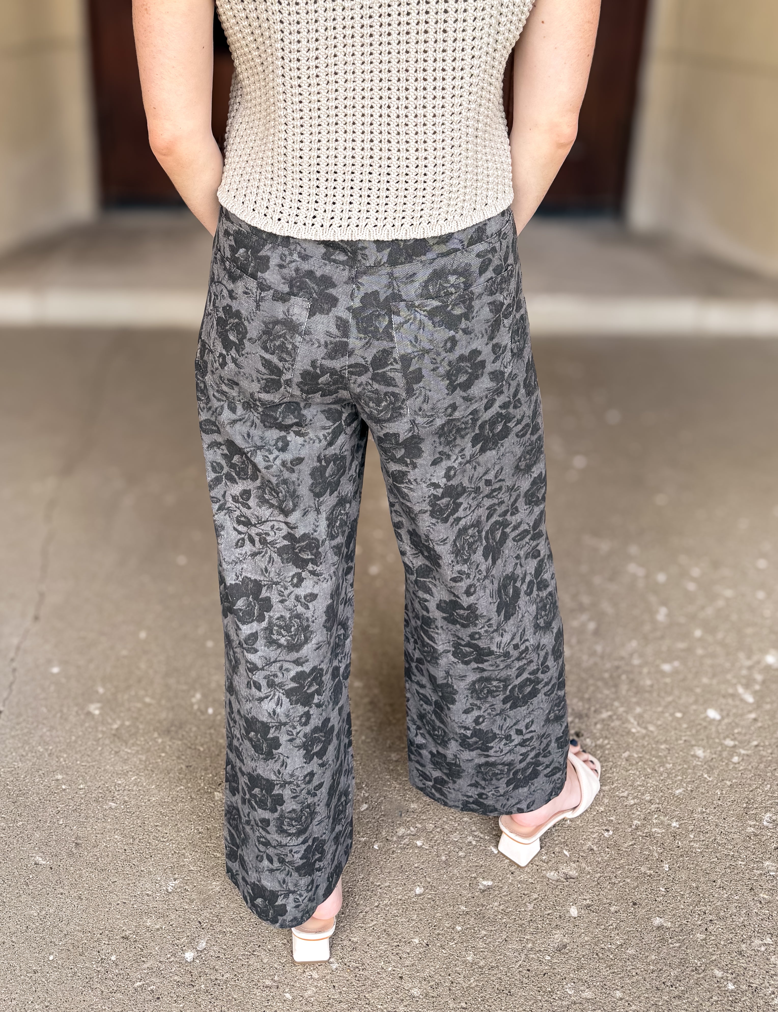 Jianna Floral Printed Jeans FINAL SALE