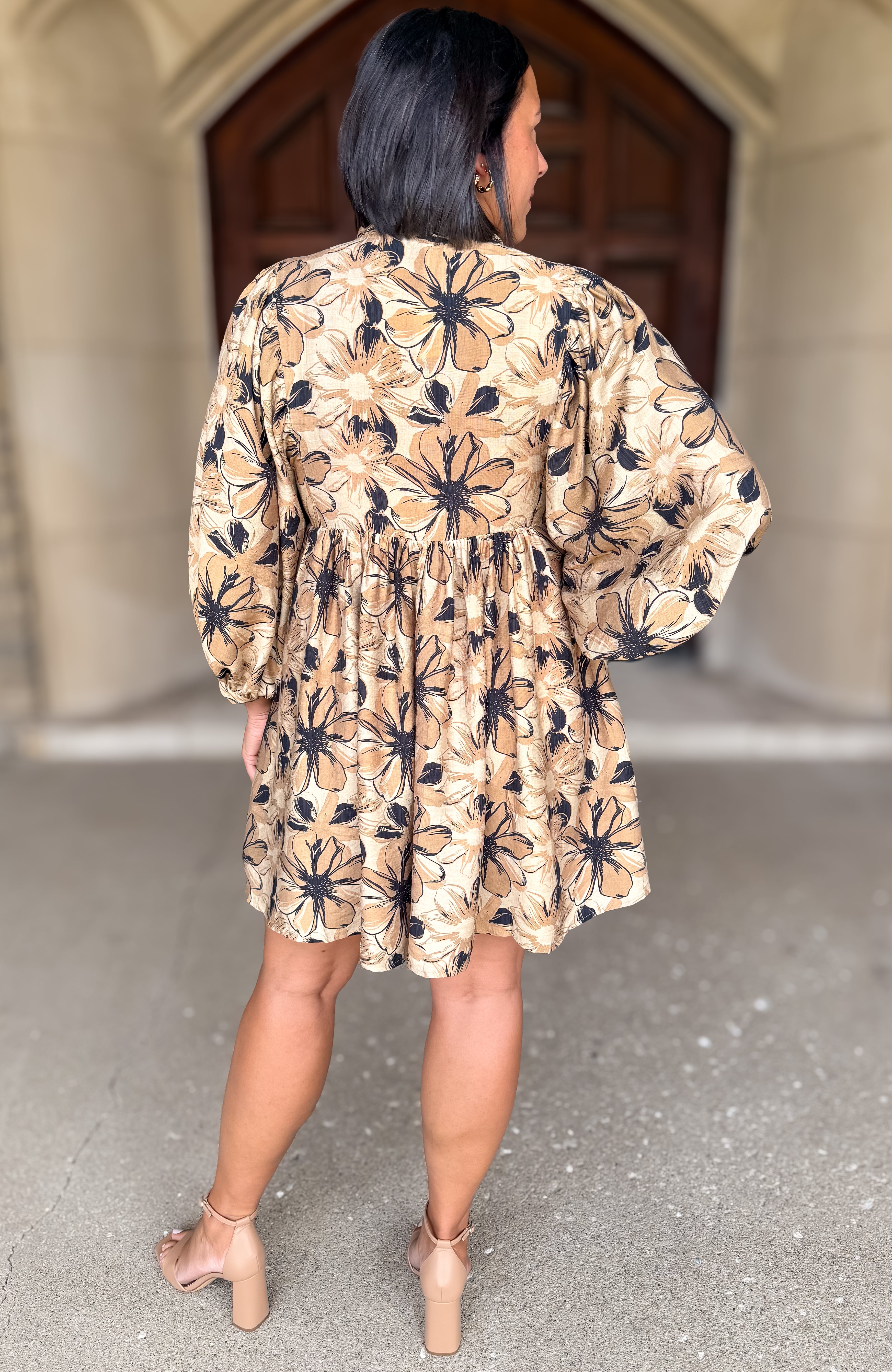 Aimee Floral Peasant Dress FINAL SALE