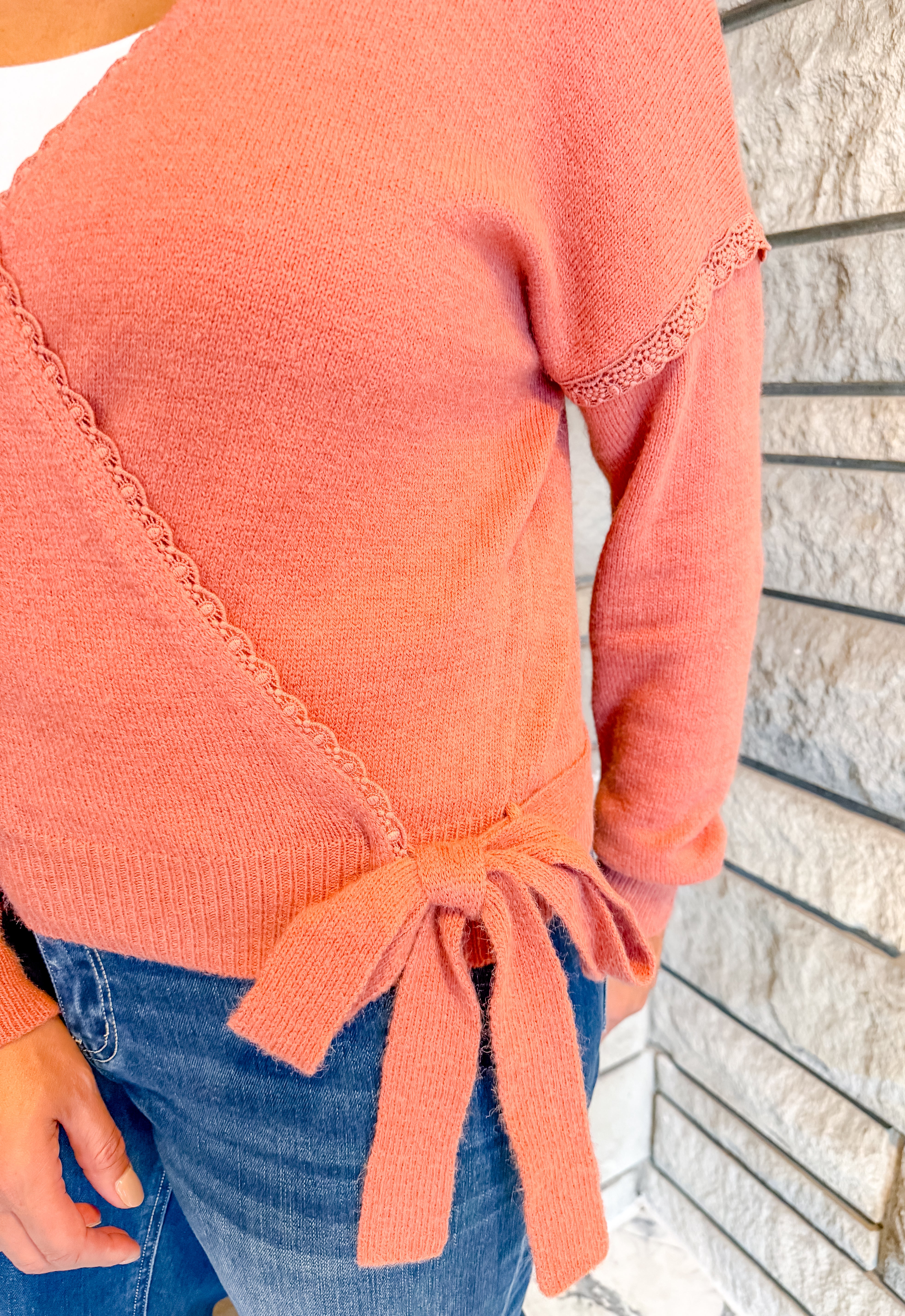 Carole Wrap Sweater