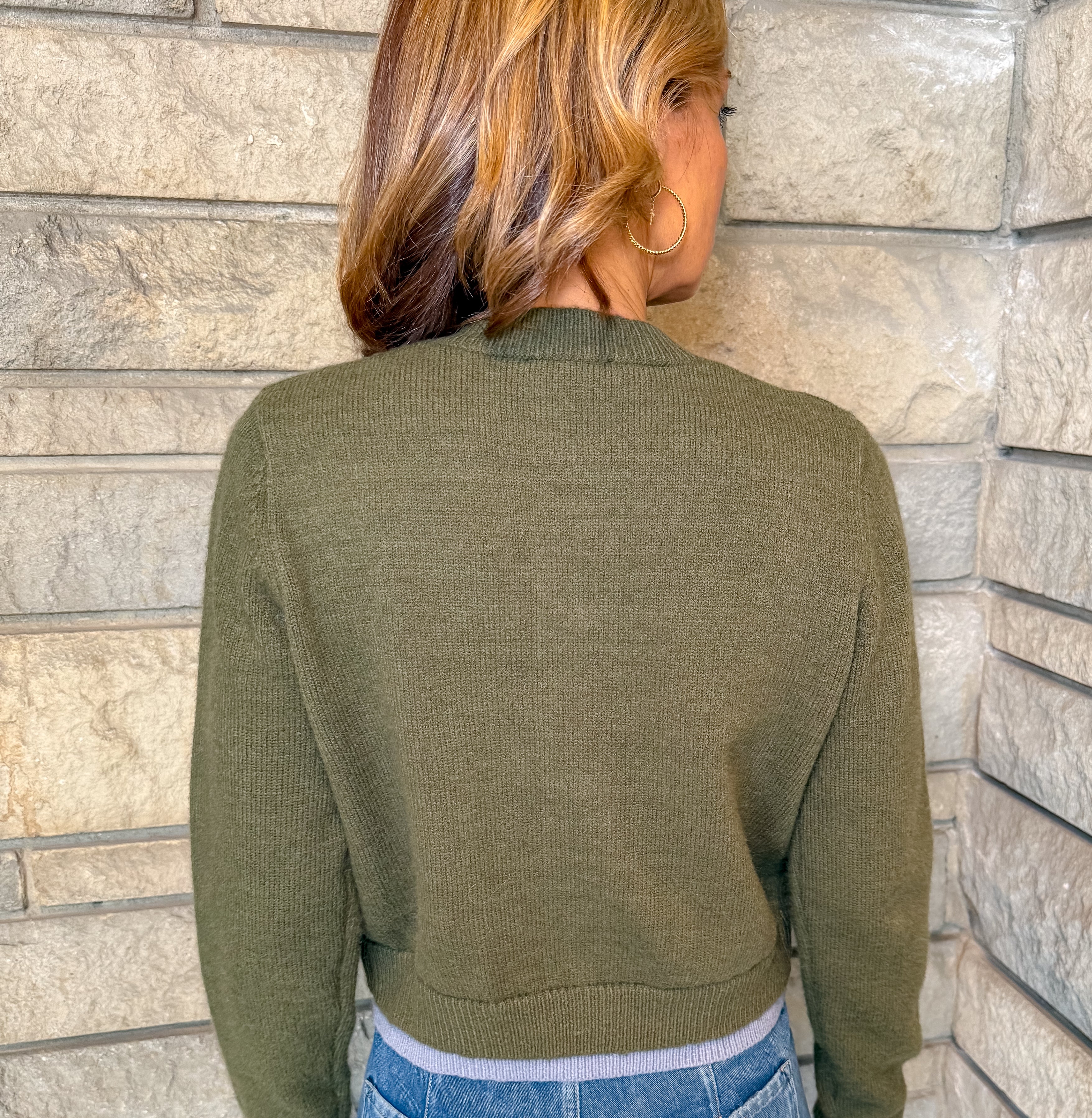 Gretchen Layered LS Cardigan