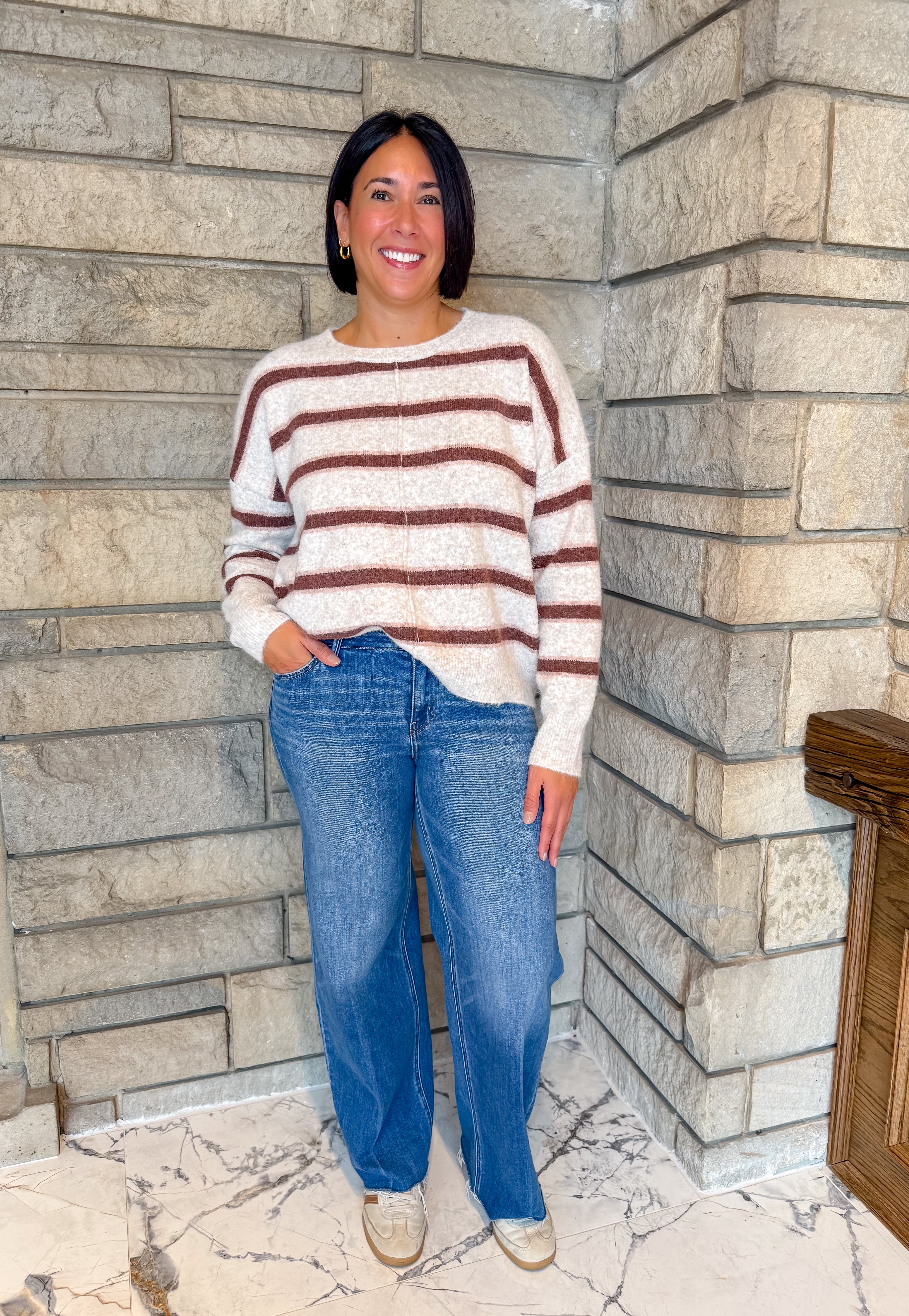 Lilibet Wide Stripe Sweater
