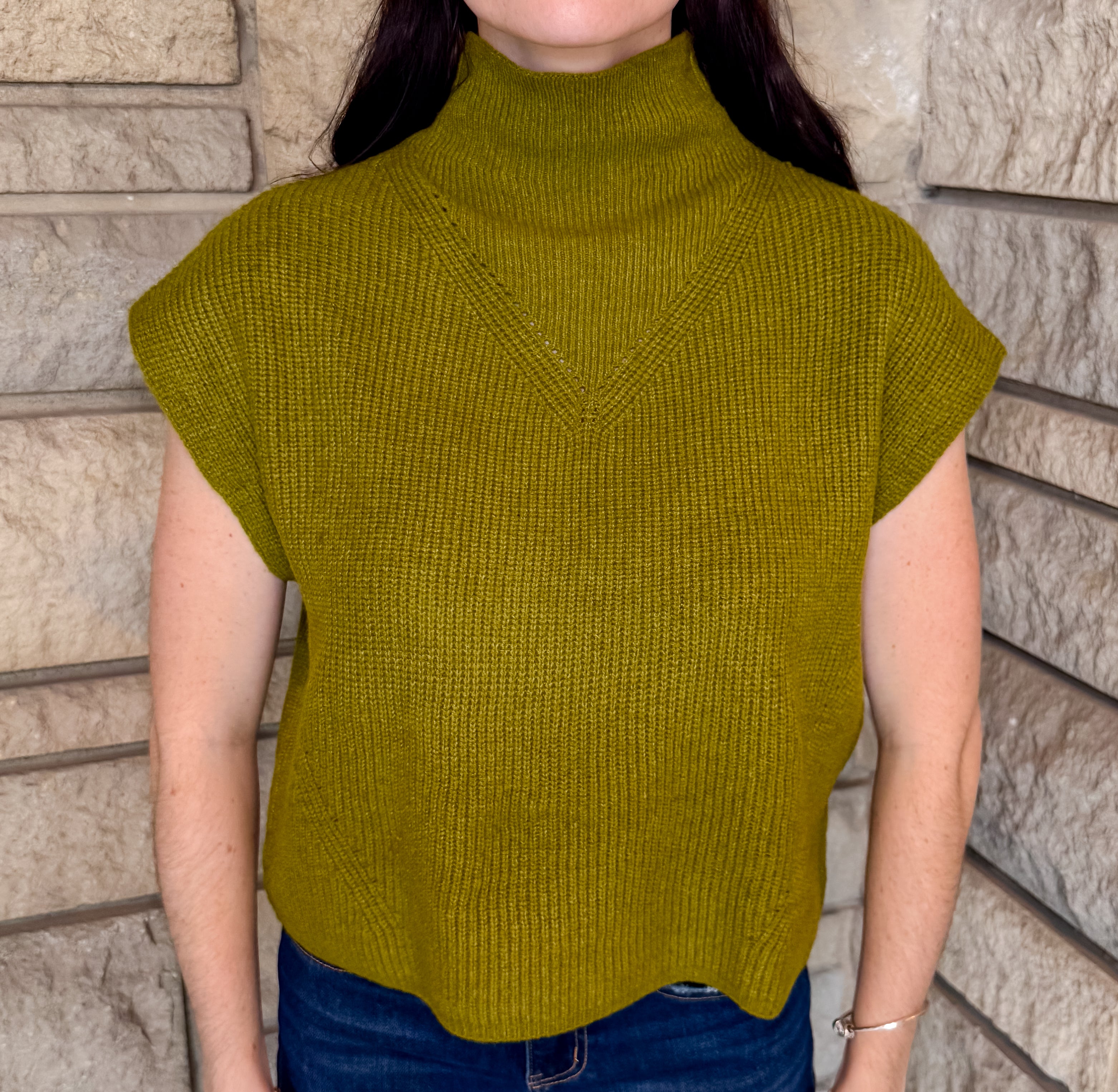 Alexa Mock Cap Sweater