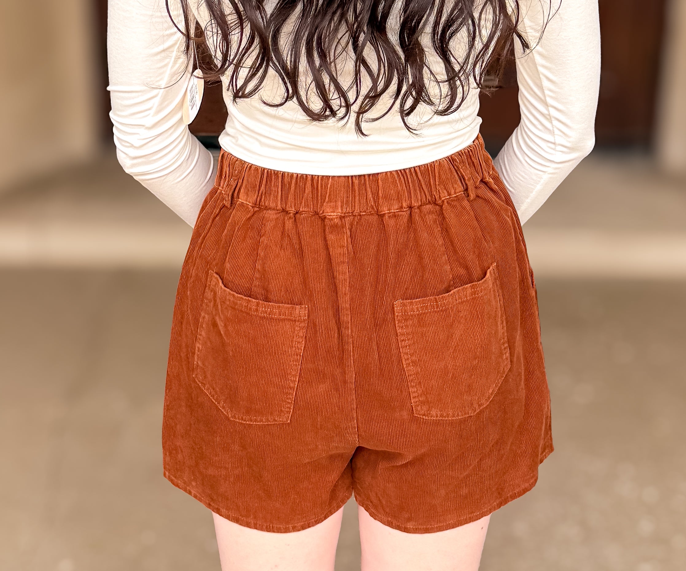 Ophelia Button Corduroy Skort
