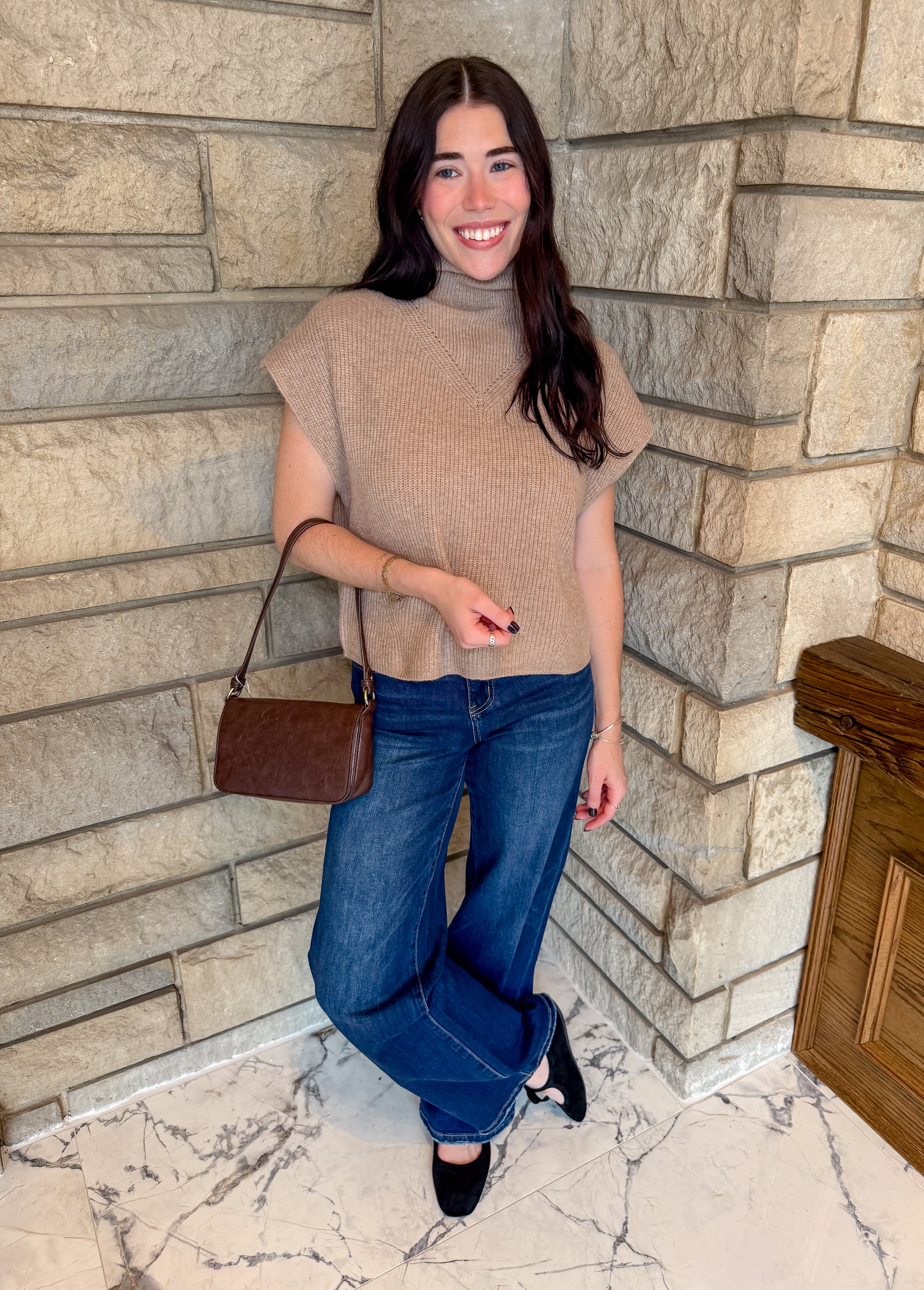 Alexa Mock Cap Sweater