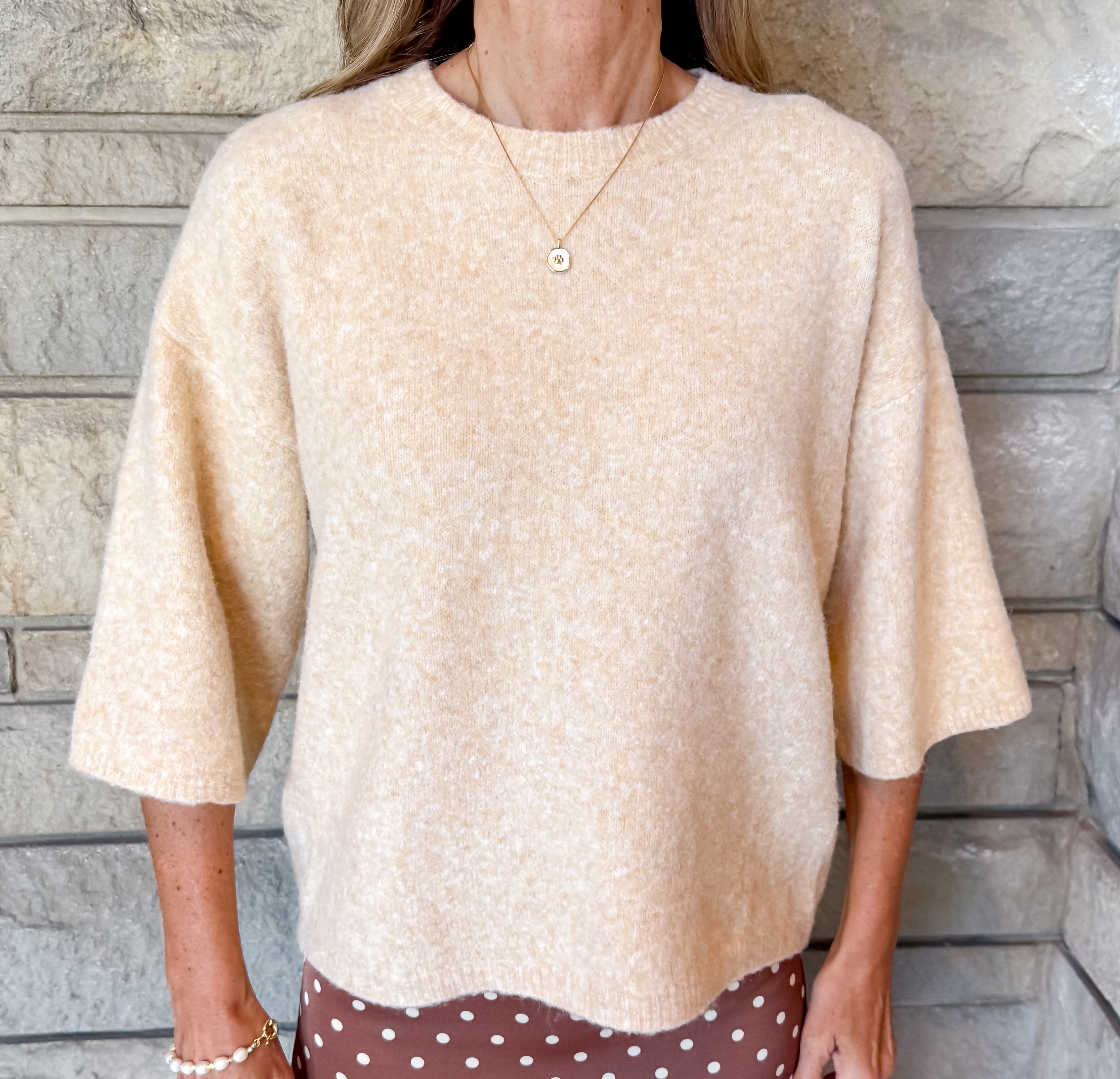 Tatum Half Sleeve Sweater