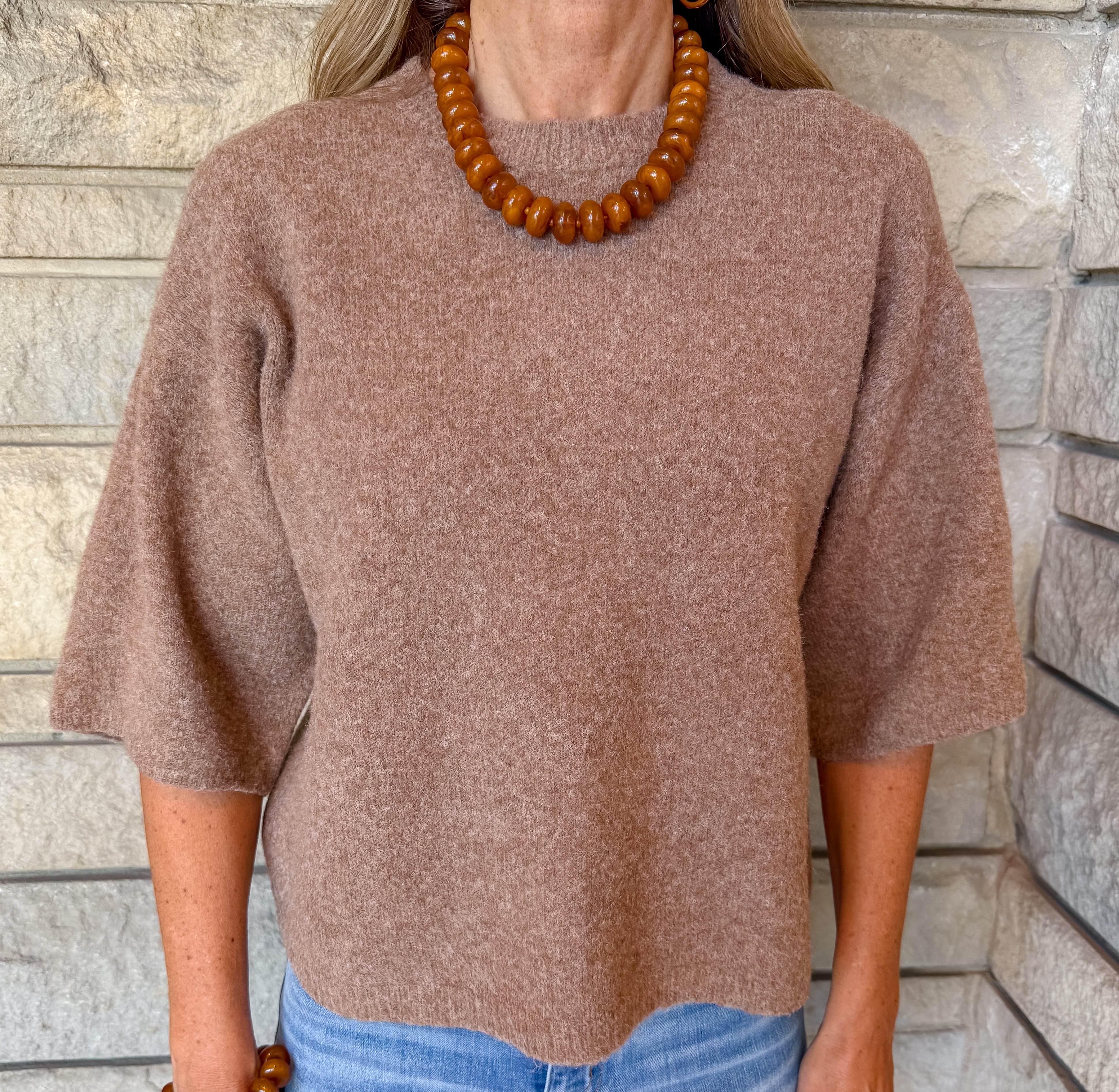 Tatum Half Sleeve Sweater