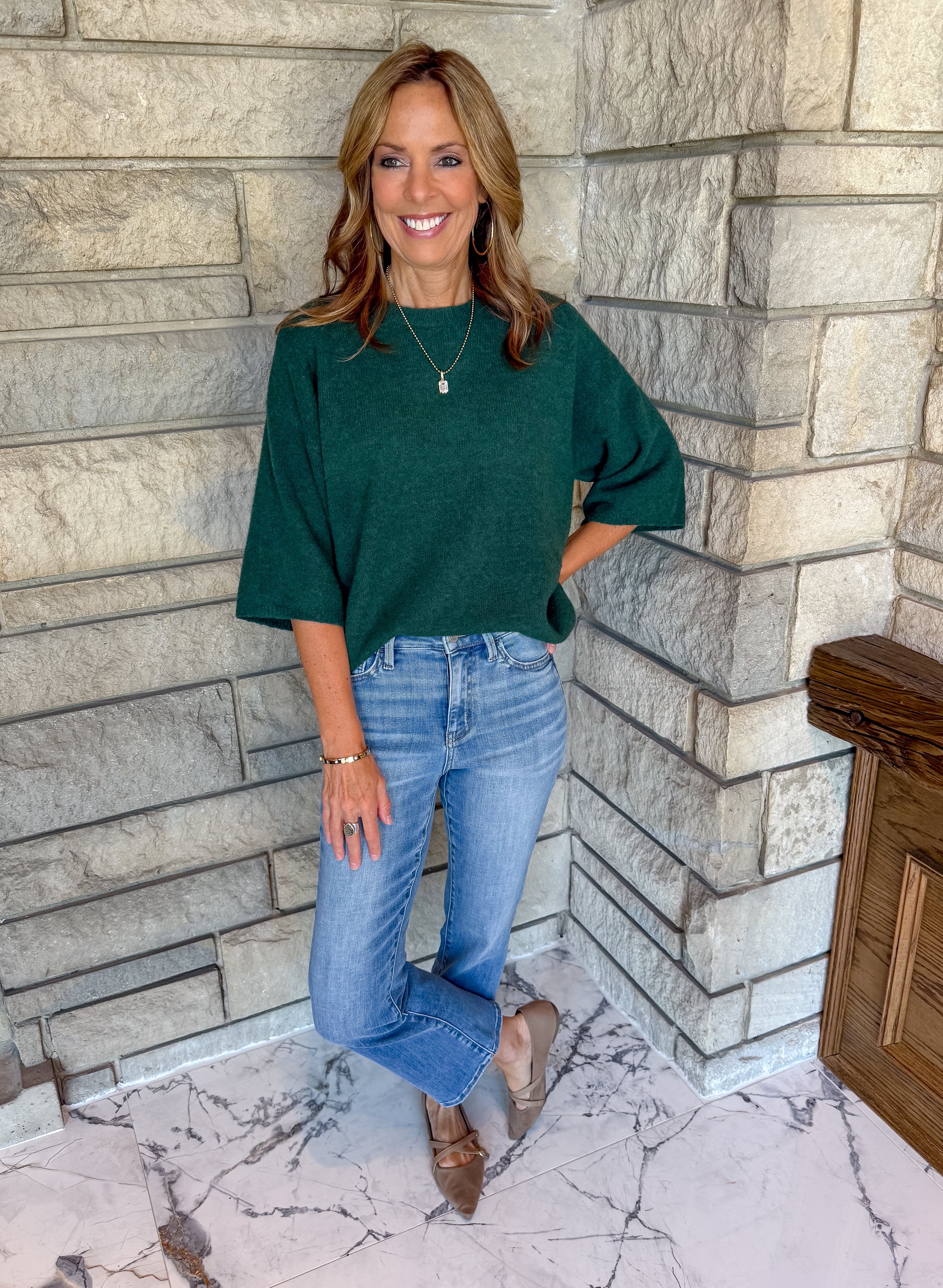 Tatum Half Sleeve Sweater