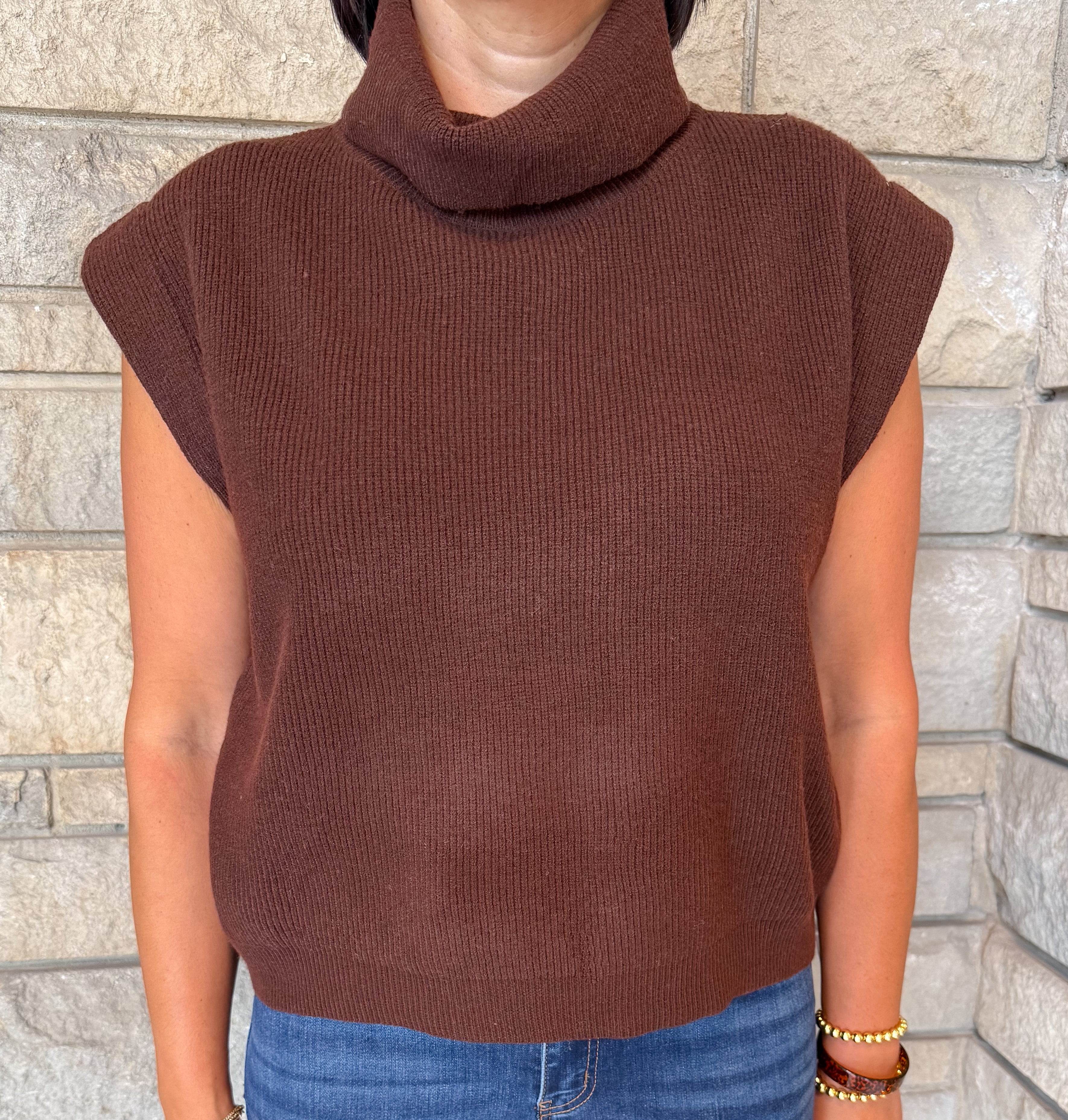 Debra Turtleneck Cap Sweater