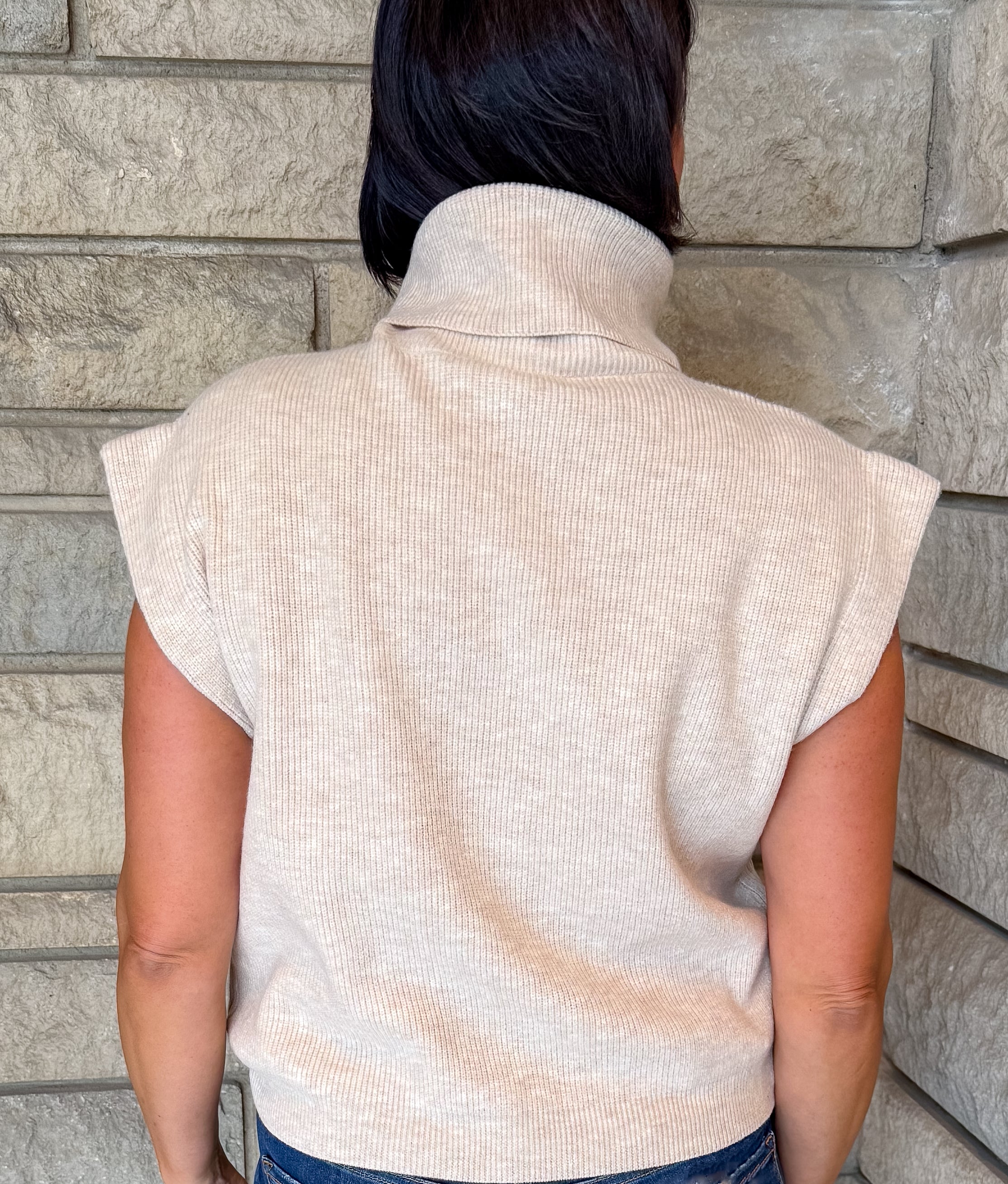 Debra Turtleneck Cap Sweater