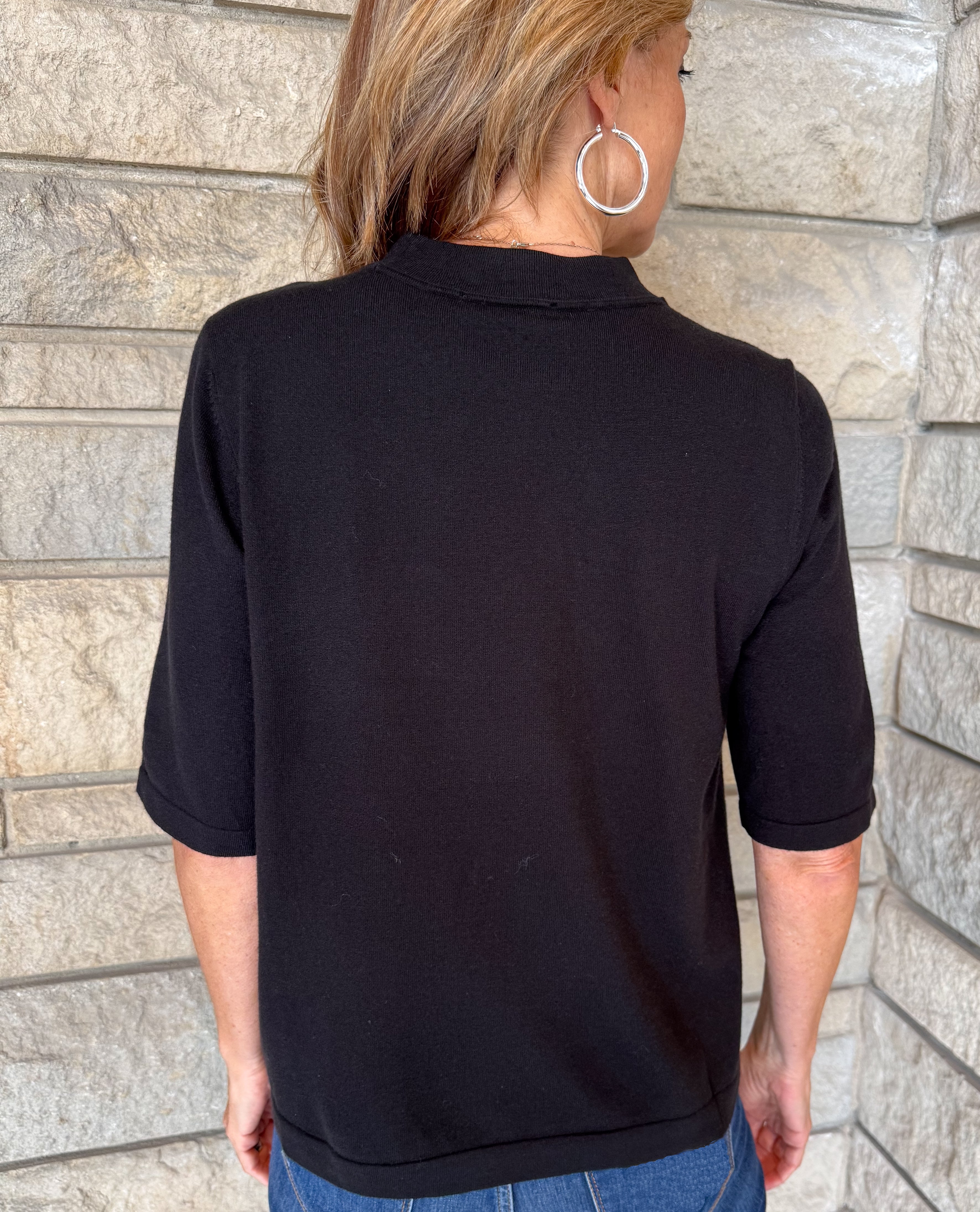 Delaney Classic Crew Neck Top