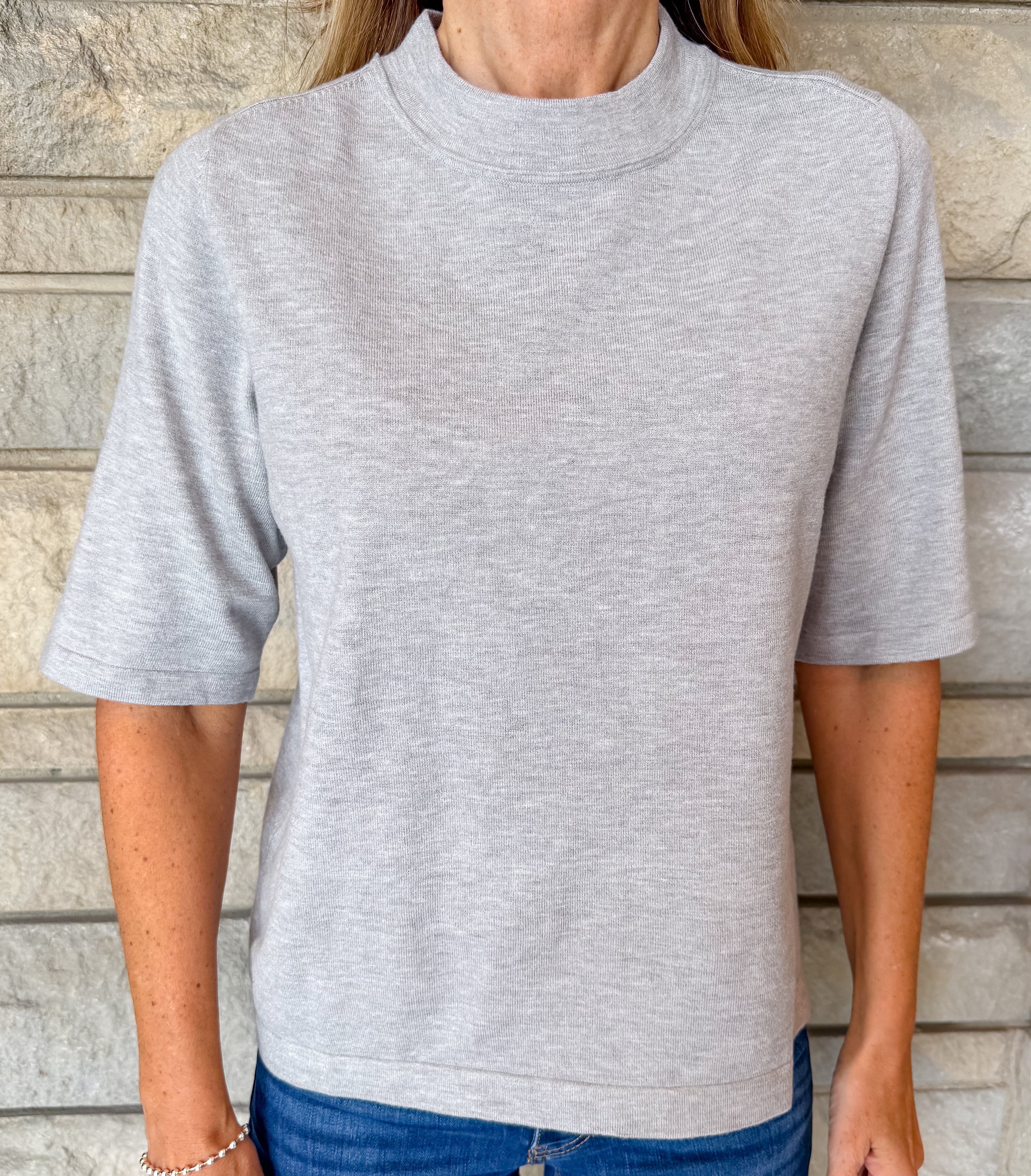 Delaney Classic Crew Neck Top
