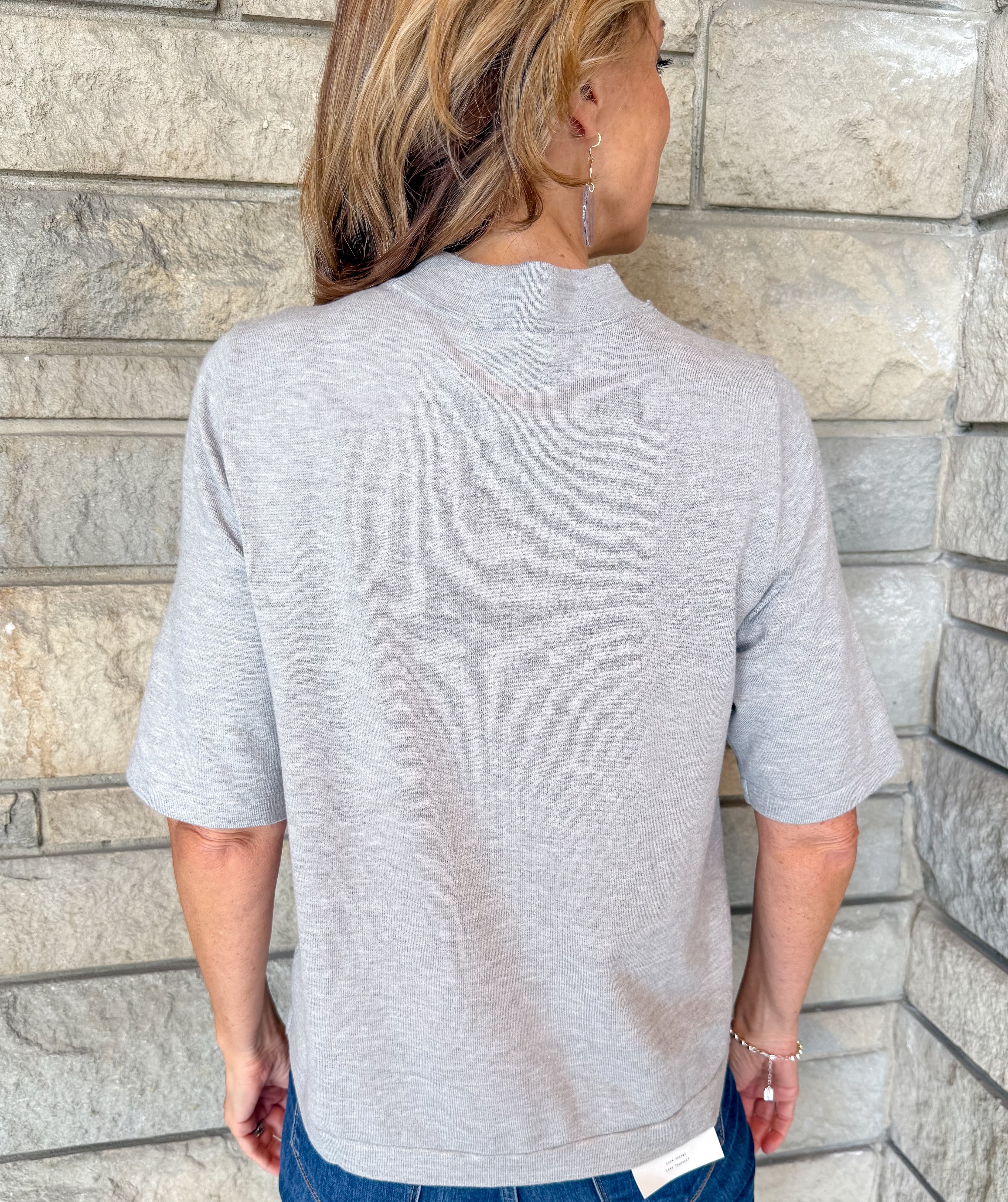 Delaney Classic Crew Neck Top
