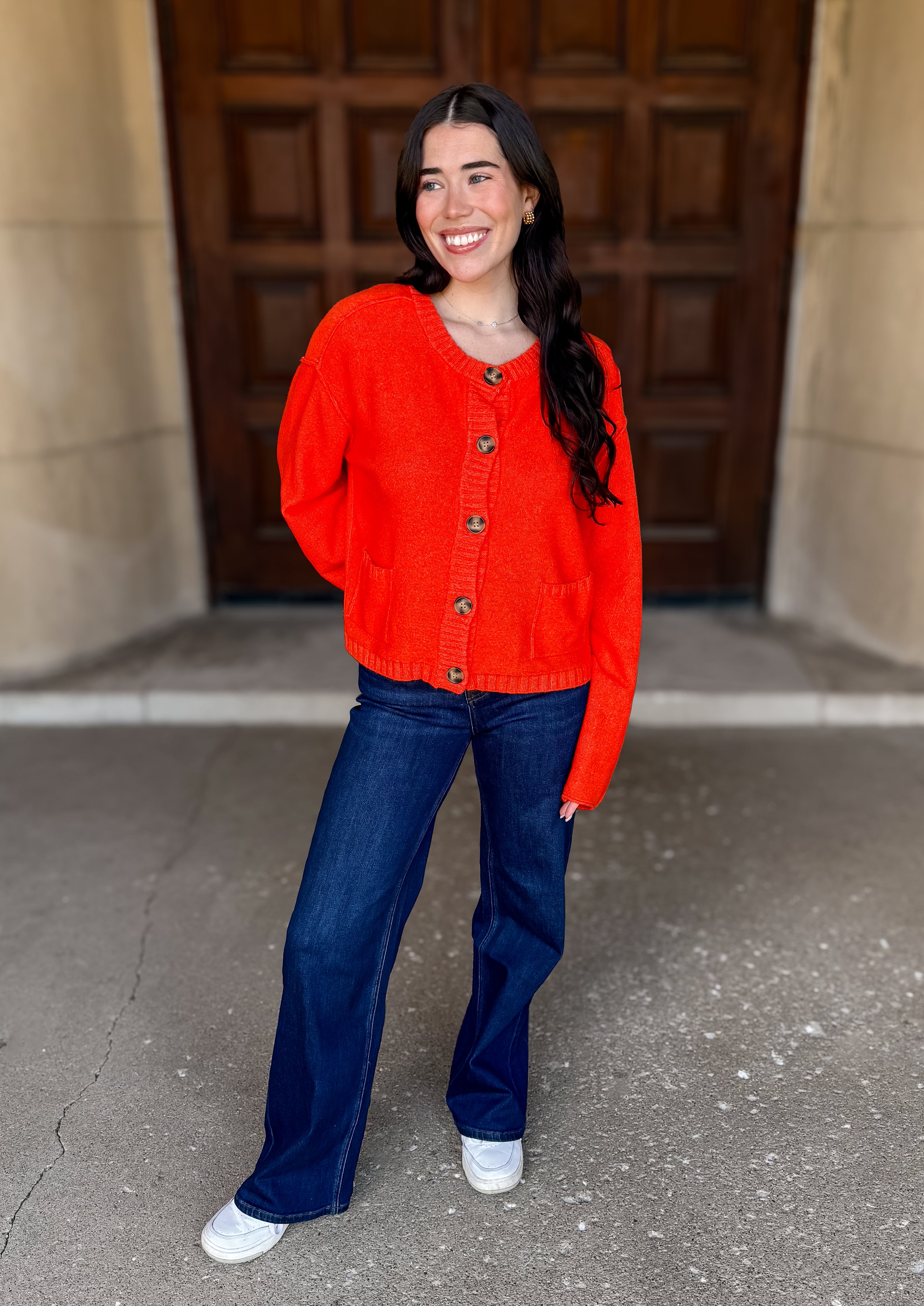 Renata Boxy Pocket Cardigan FINAL SALE