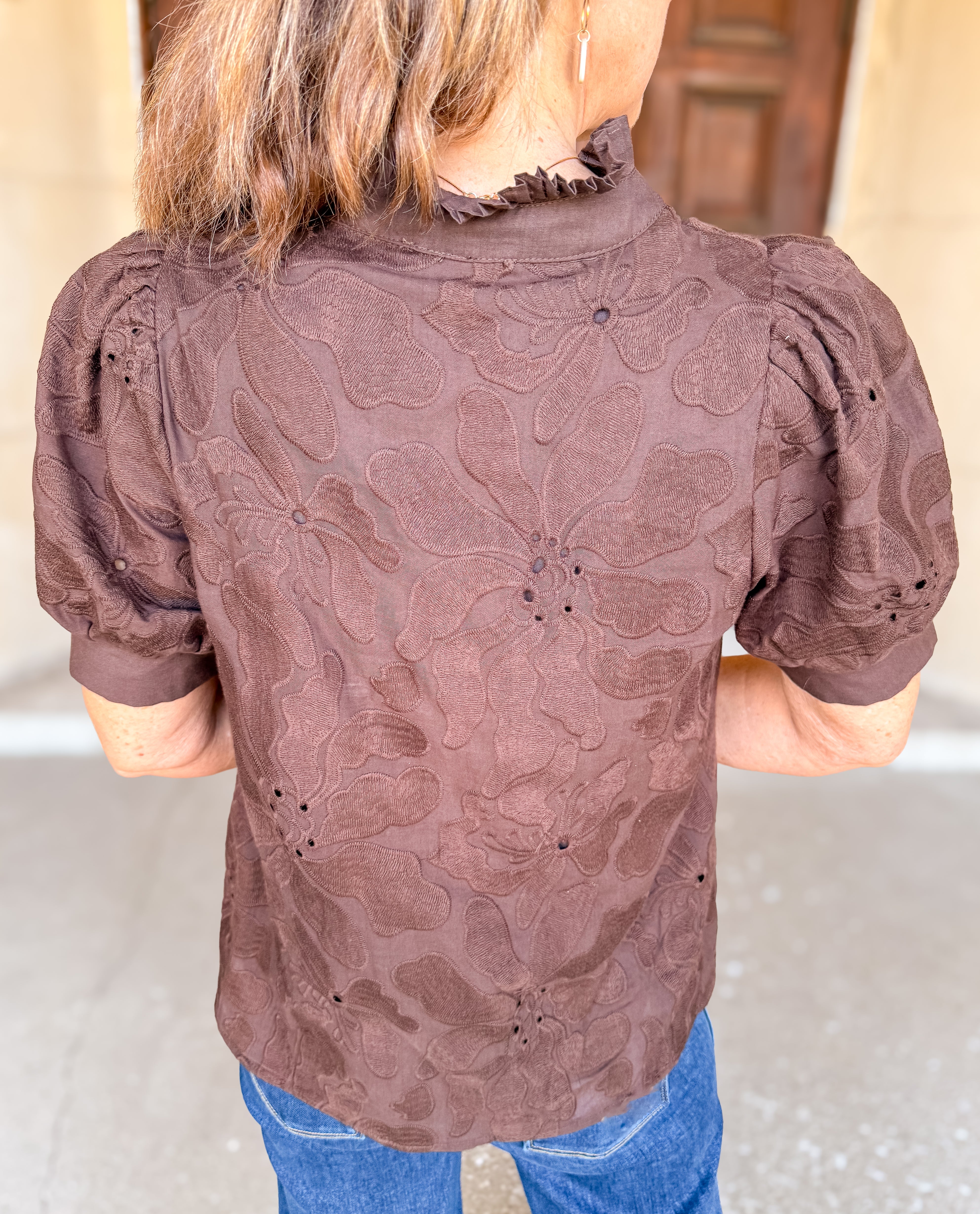 Ada Floral Embroidered Top