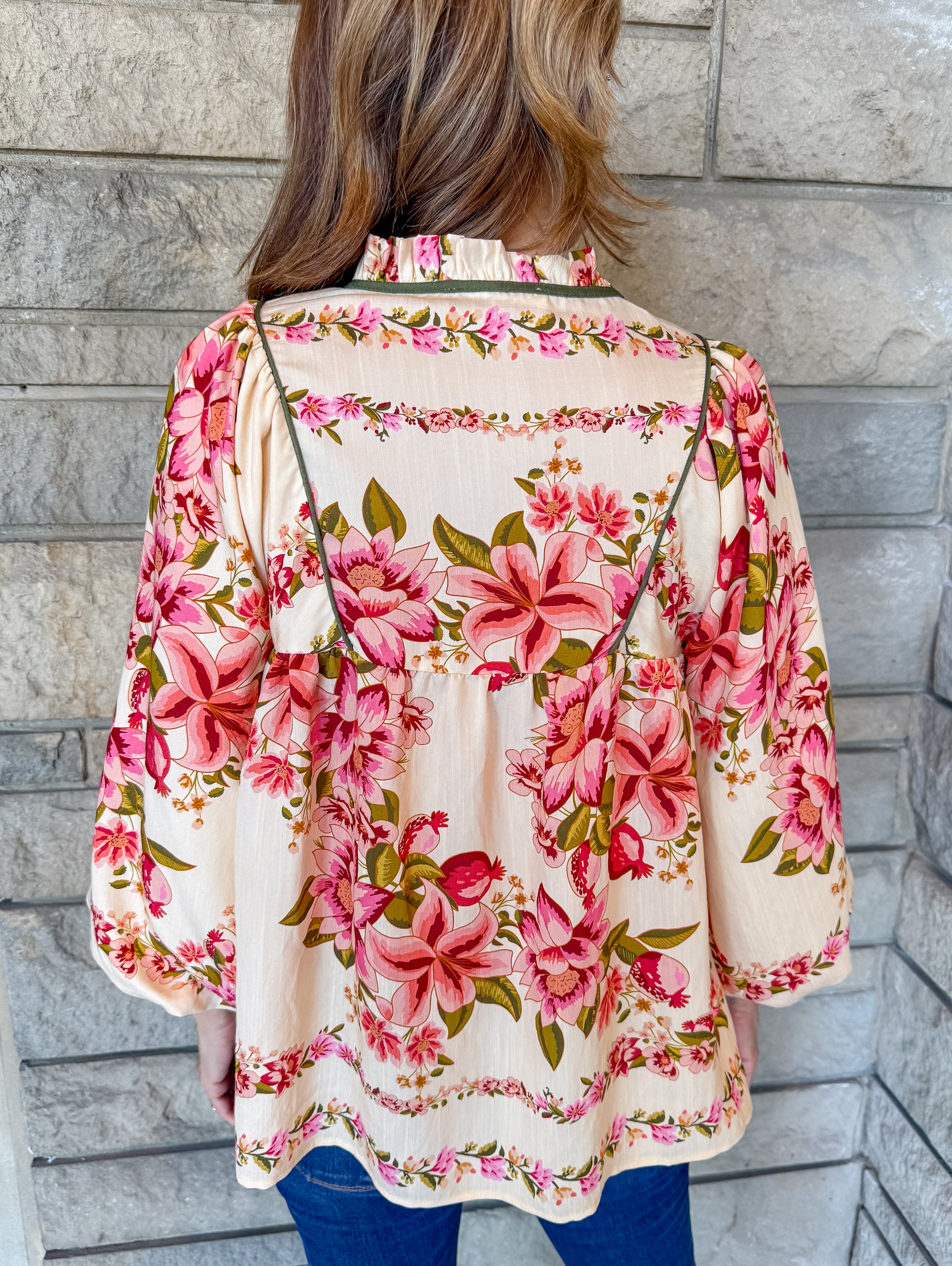Gloria Floral Boho Top