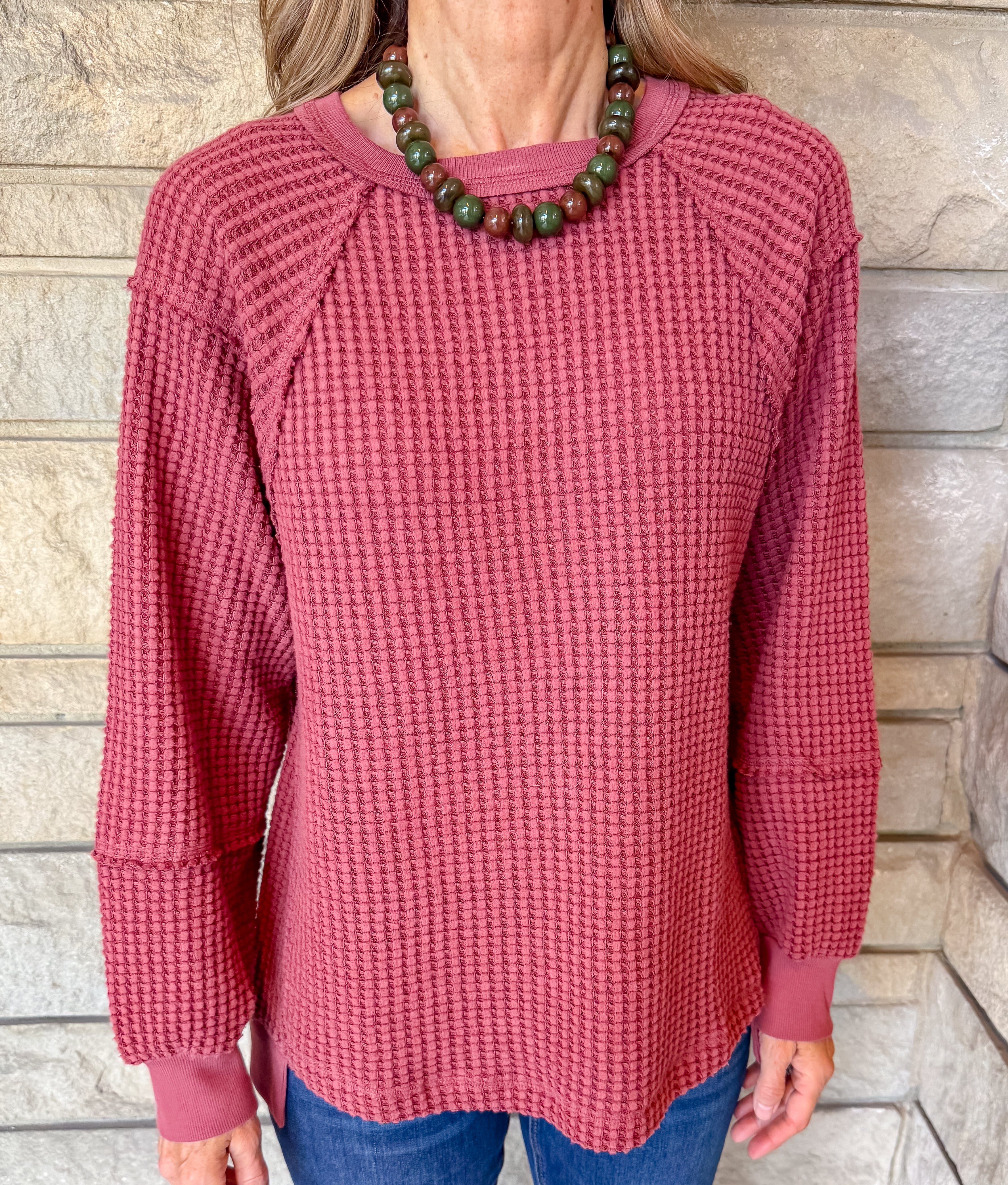 Reba Waffle Tee