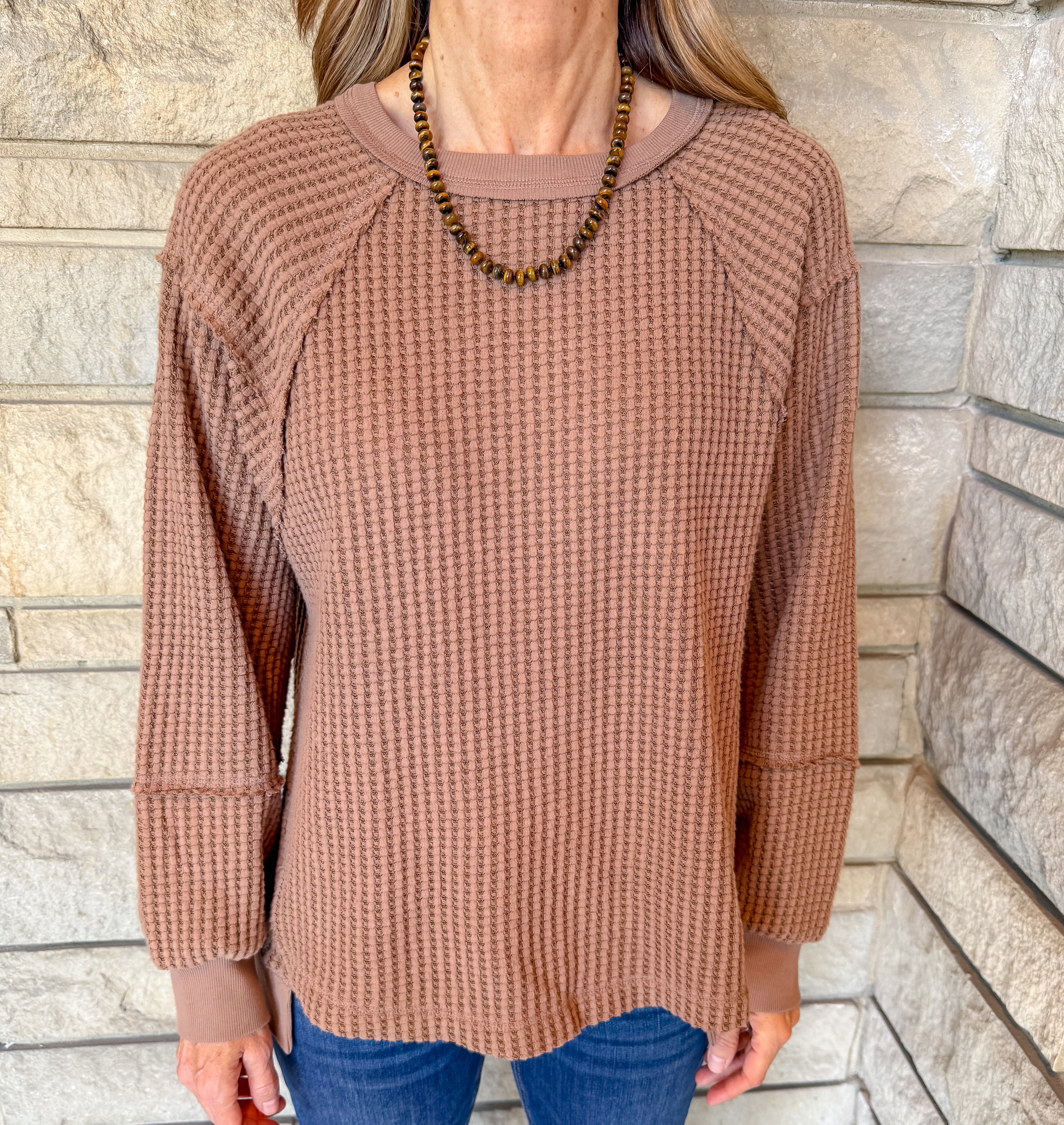 Reba Waffle Tee