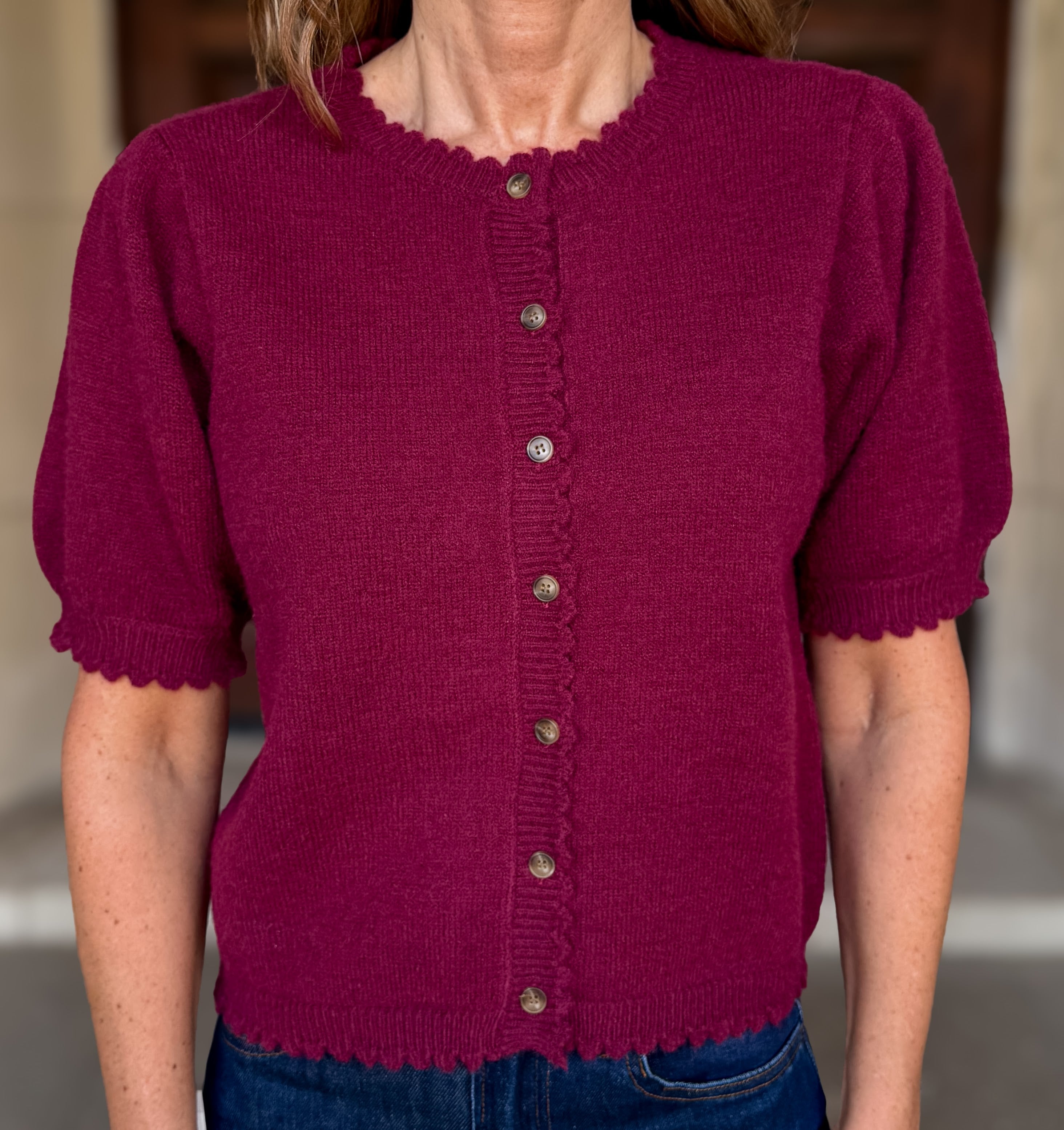 Bristol Scallop Cardigan FINAL SALE