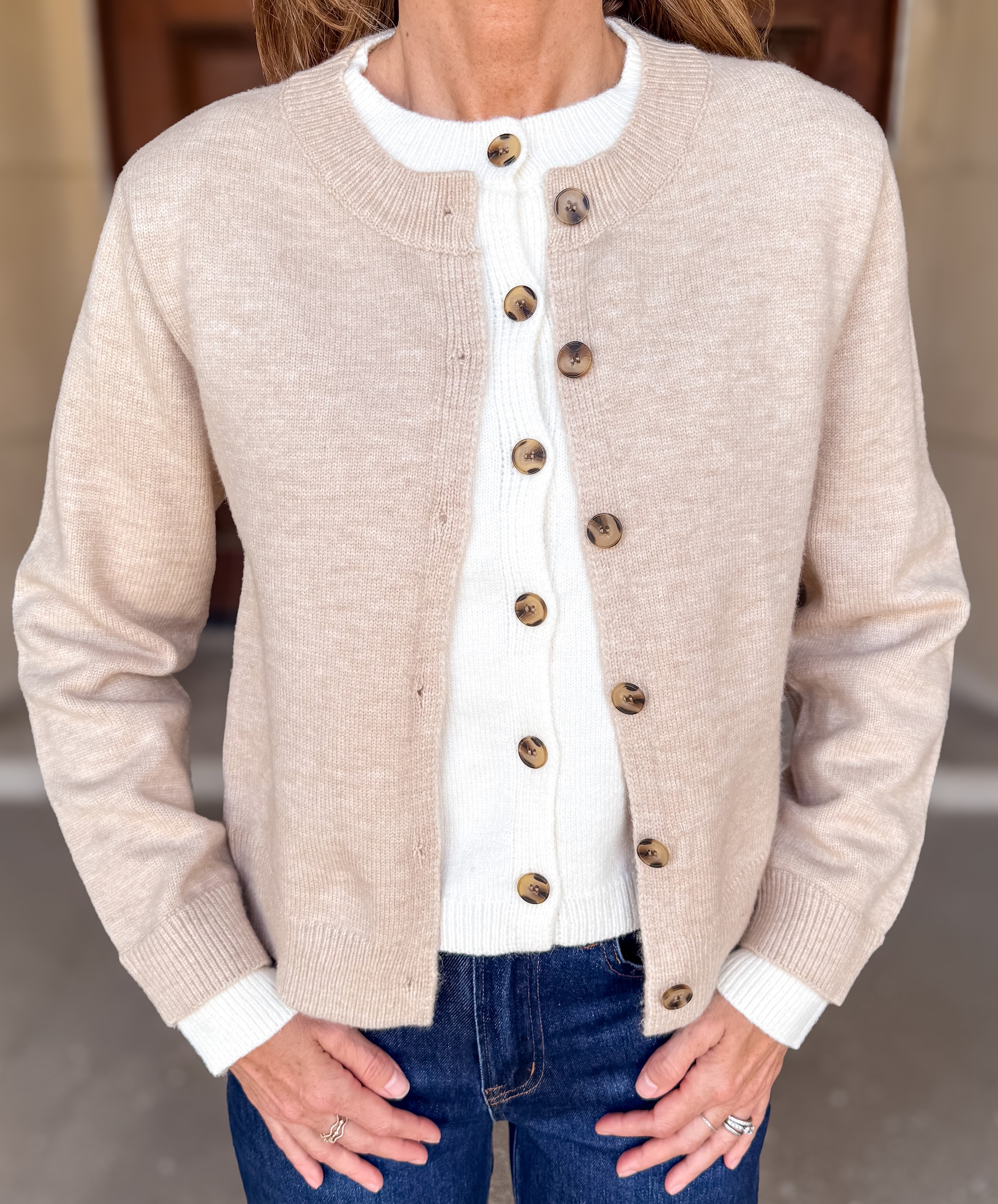 Ejae Layered Cardigan
