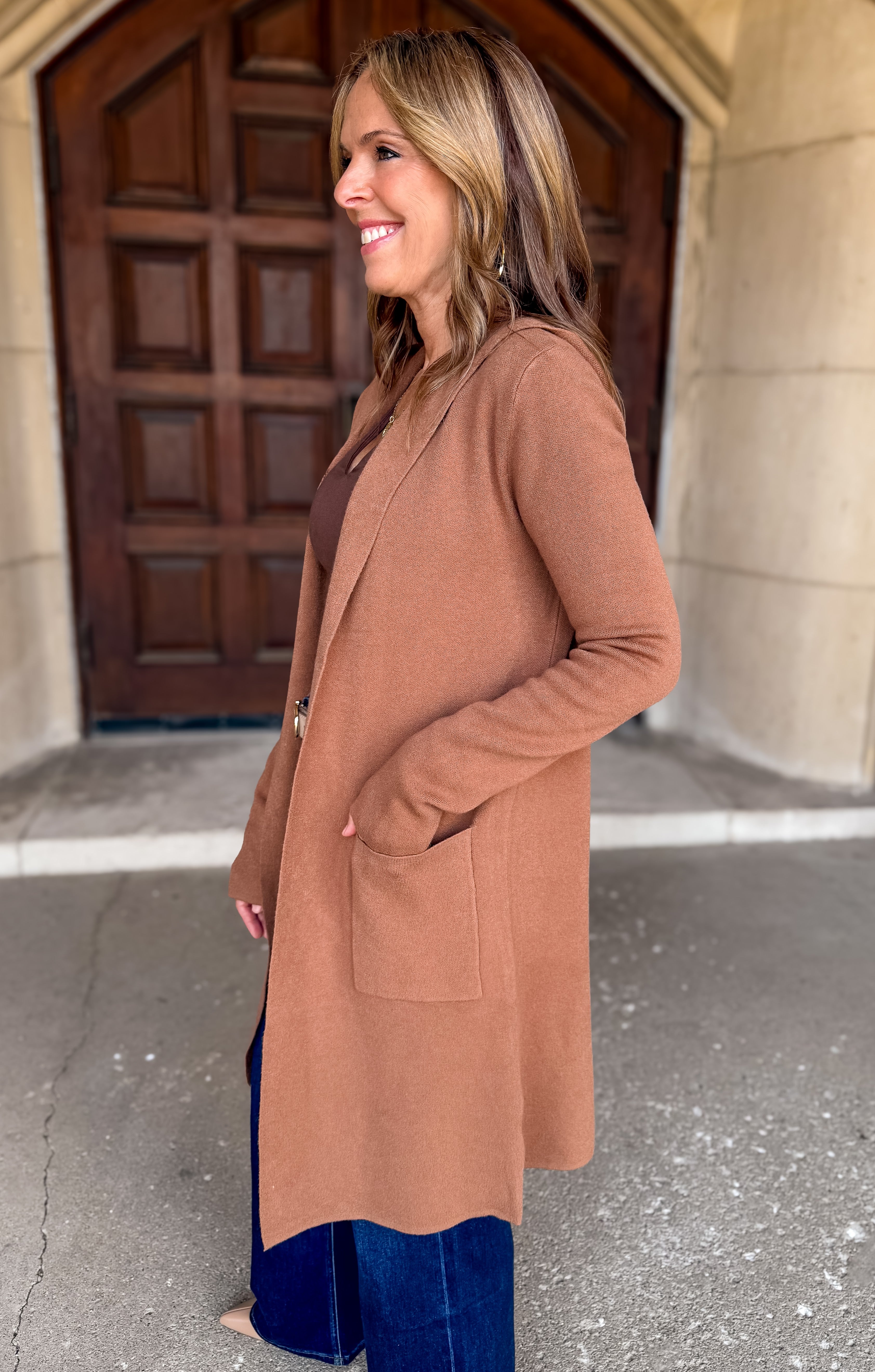 Camilla Hooded Sweater Coat