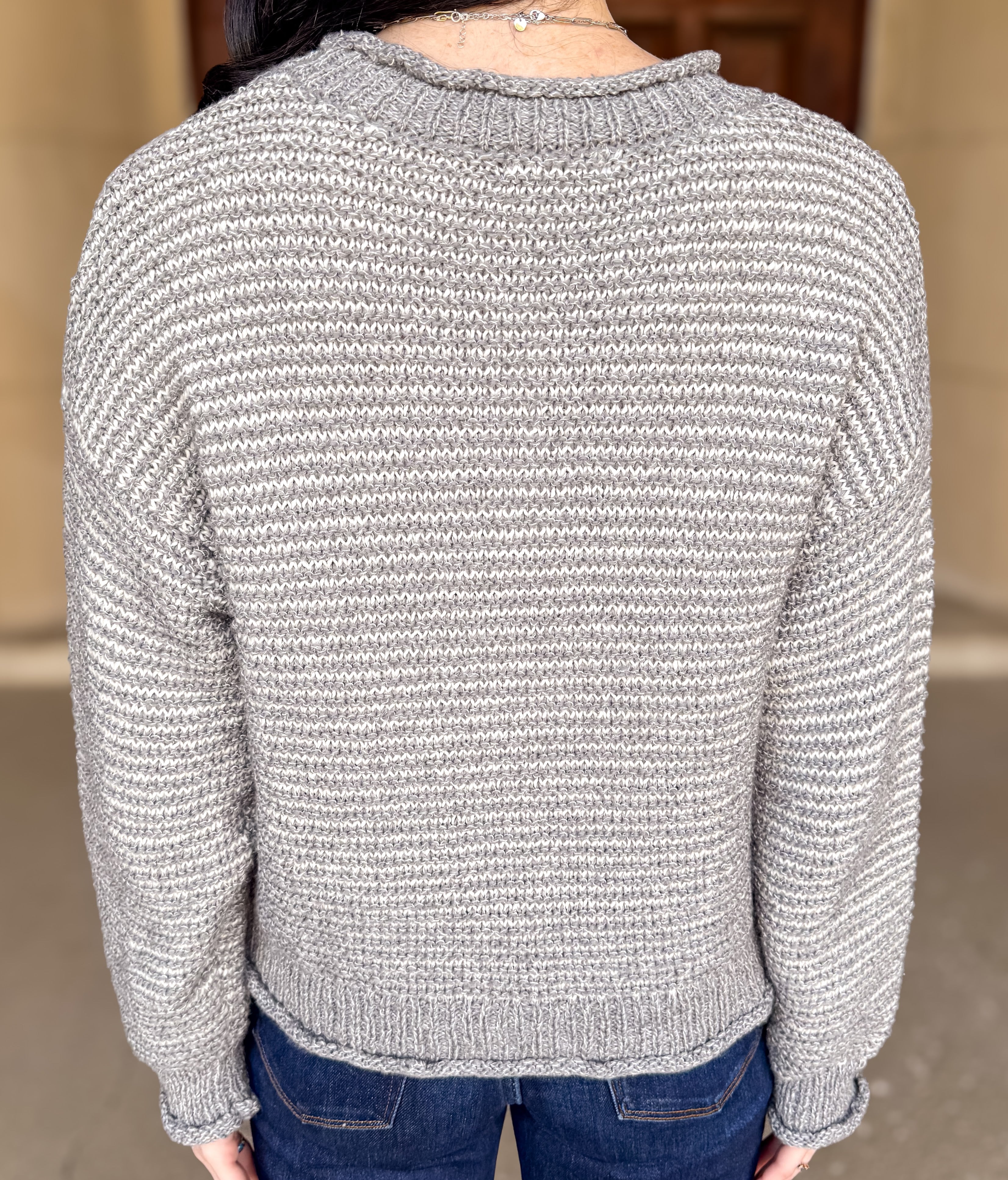 Elsie Stripe Pattern Sweater