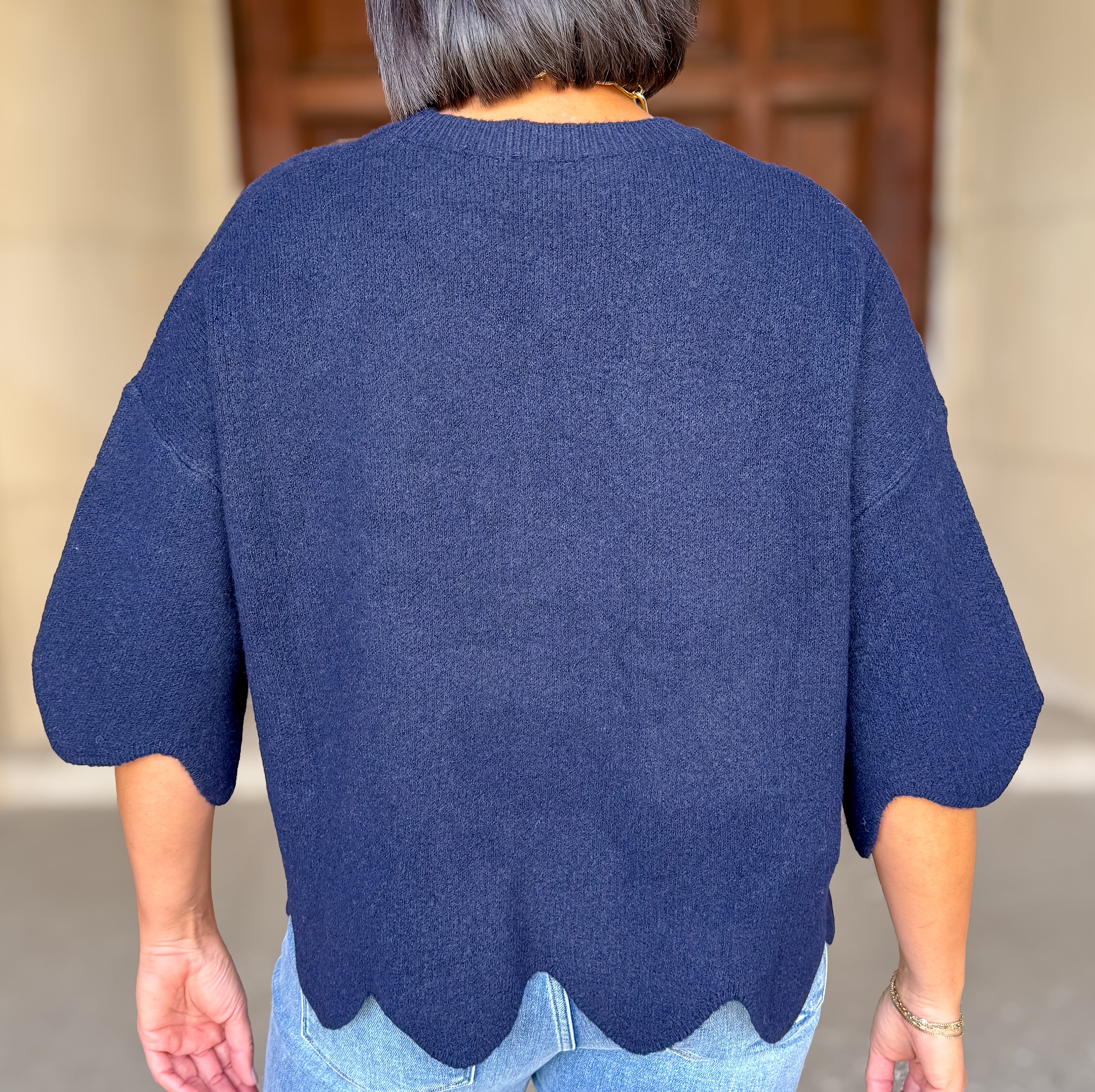 Monroe Scallop Sweater