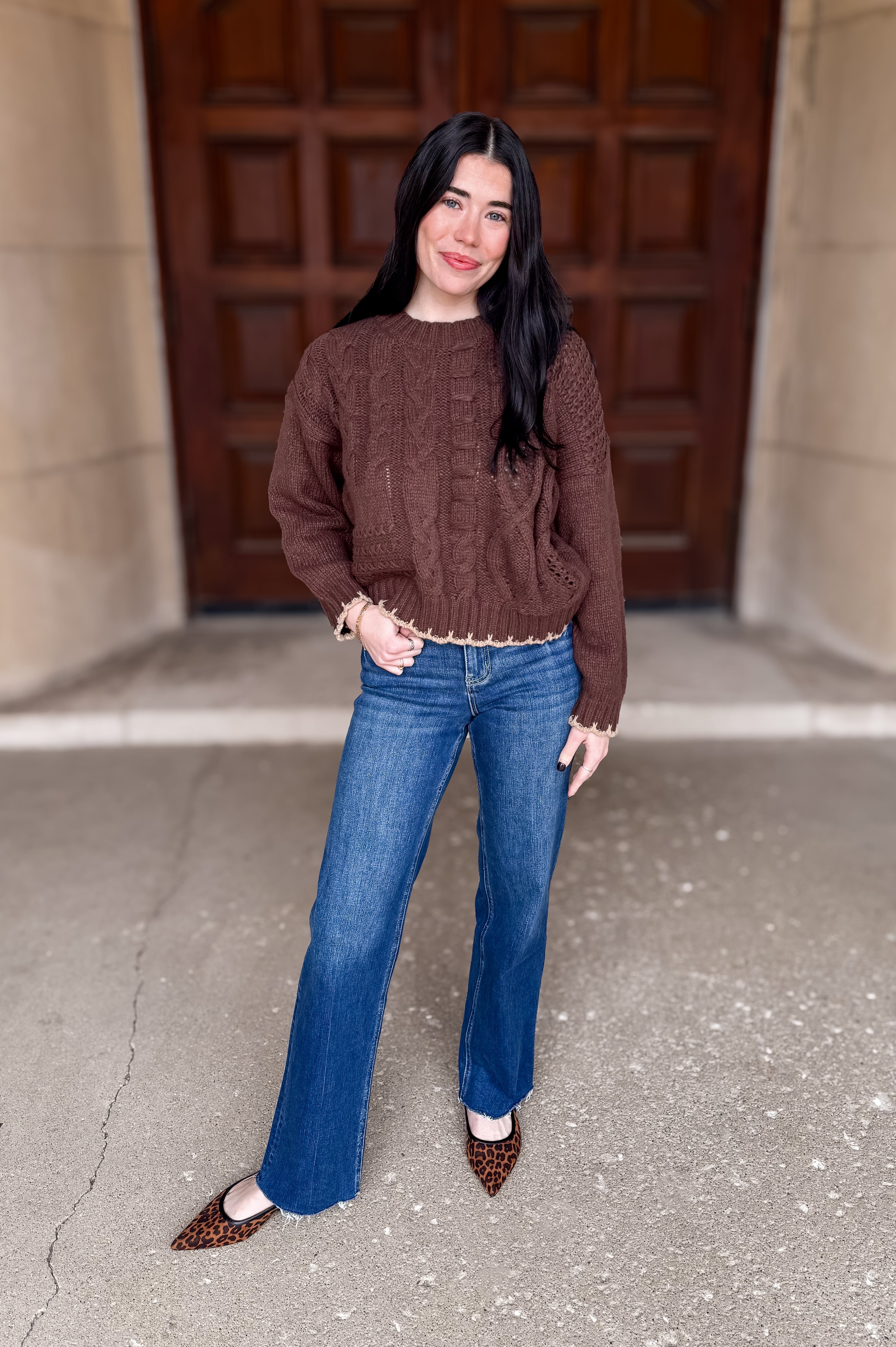 Bridie Mixed Cable Sweater