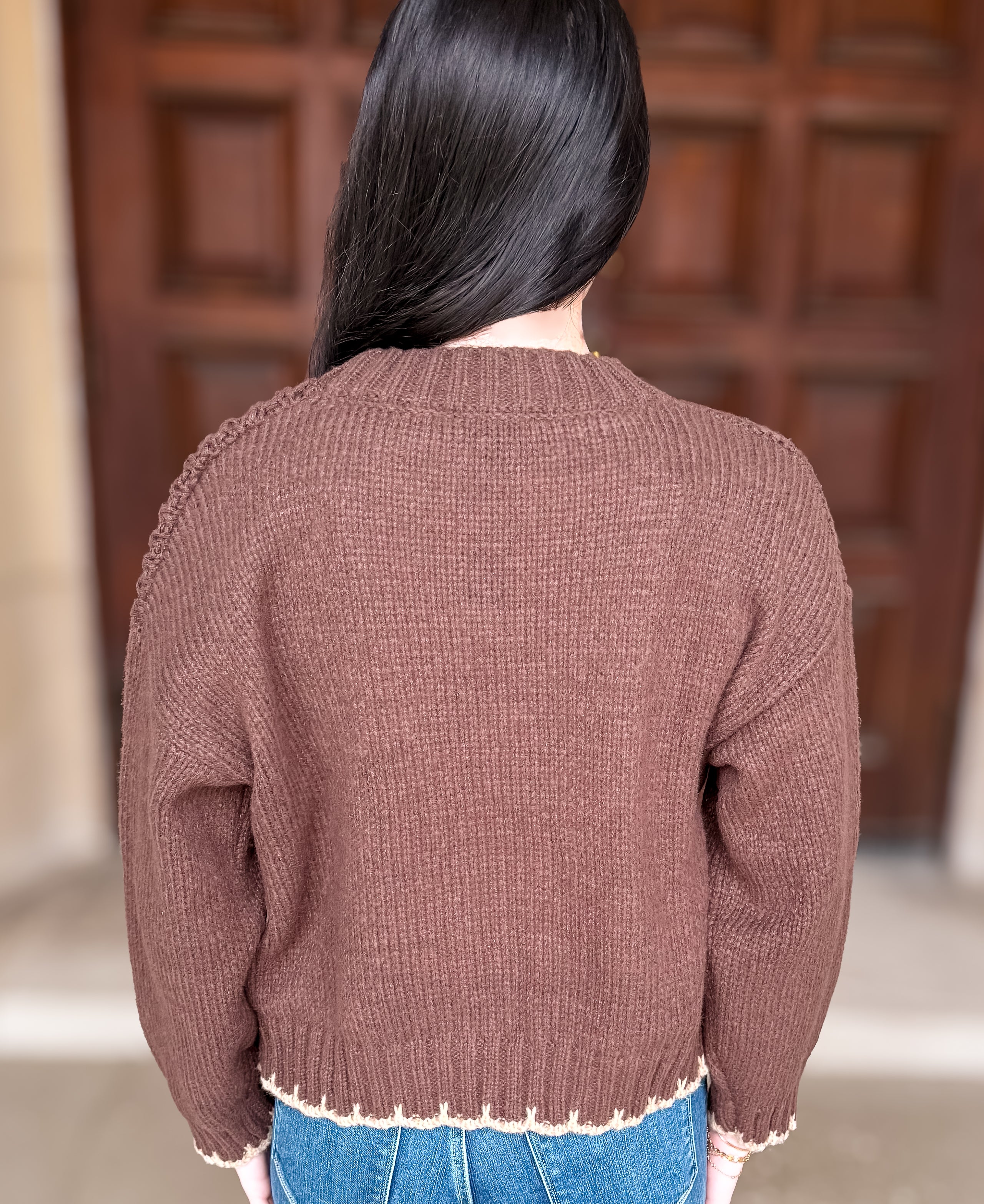 Bridie Mixed Cable Sweater