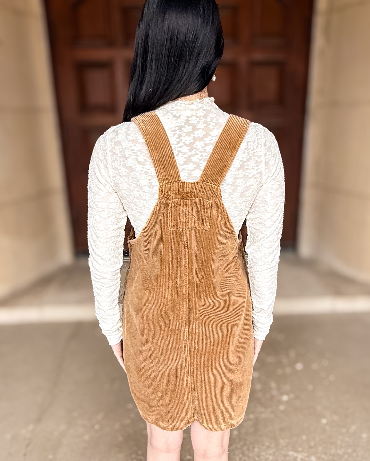 Winslet Corduroy Overall Dress