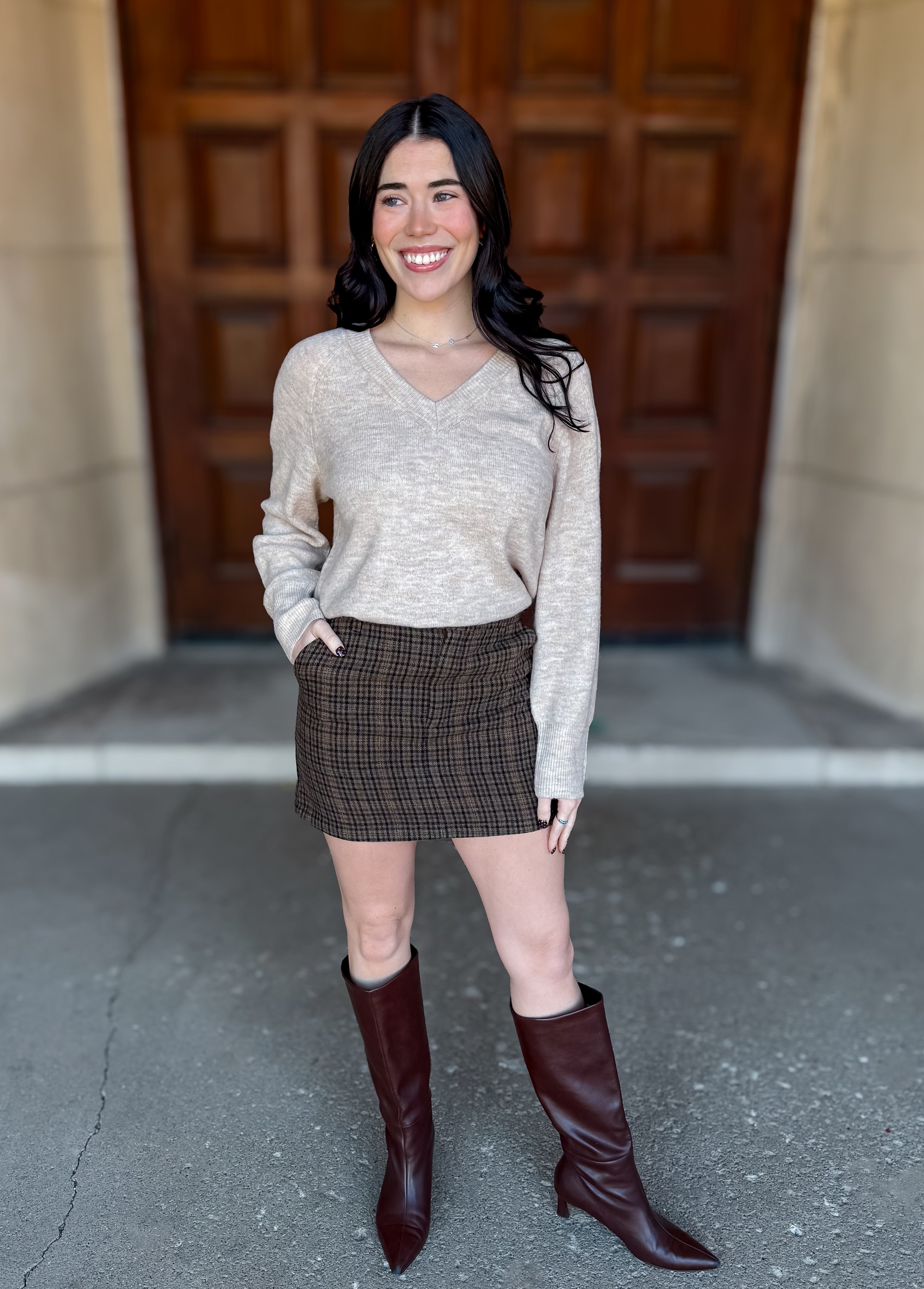 Marissa Classic V-Neck Sweater