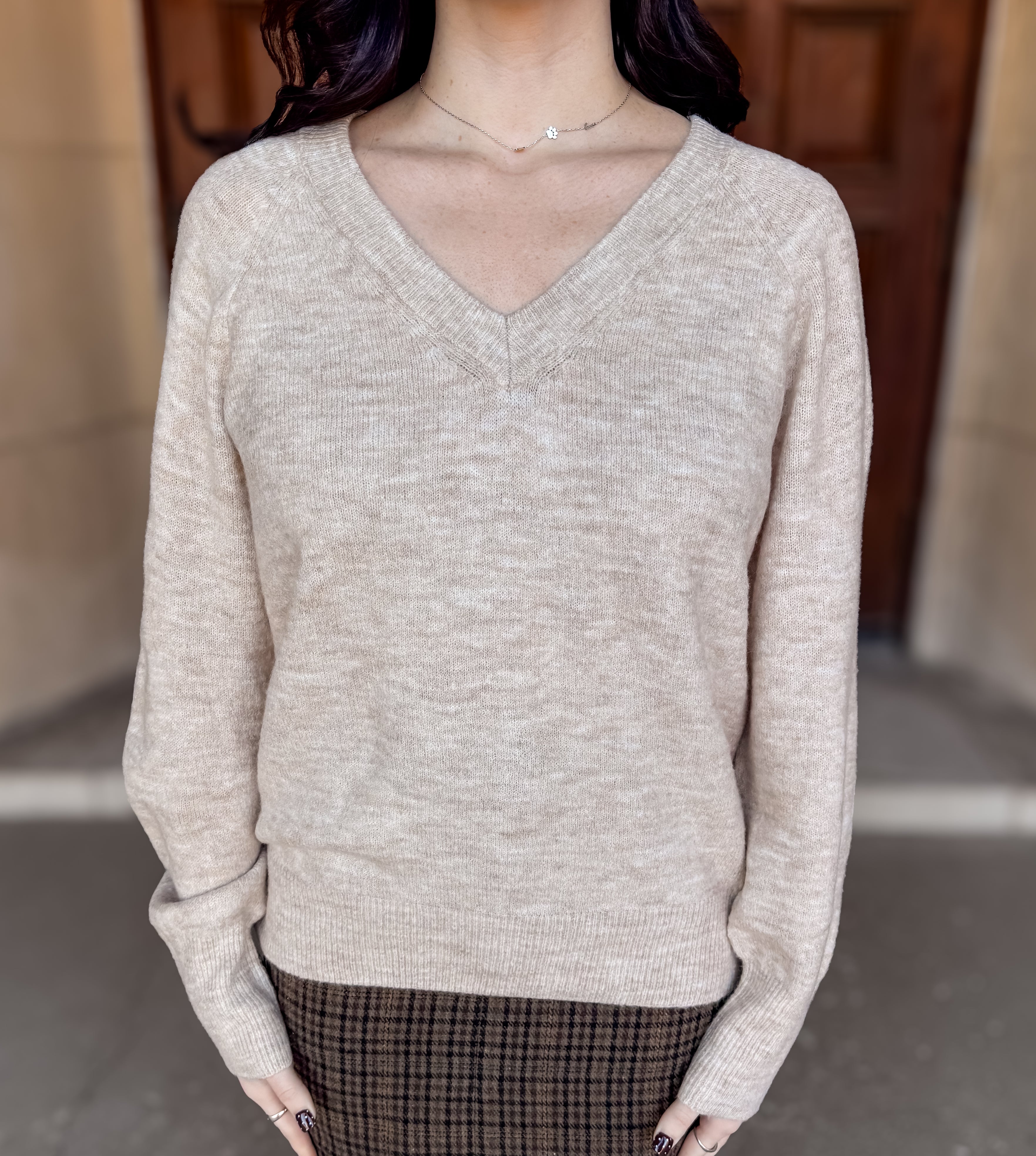 Marissa Classic V-Neck Sweater