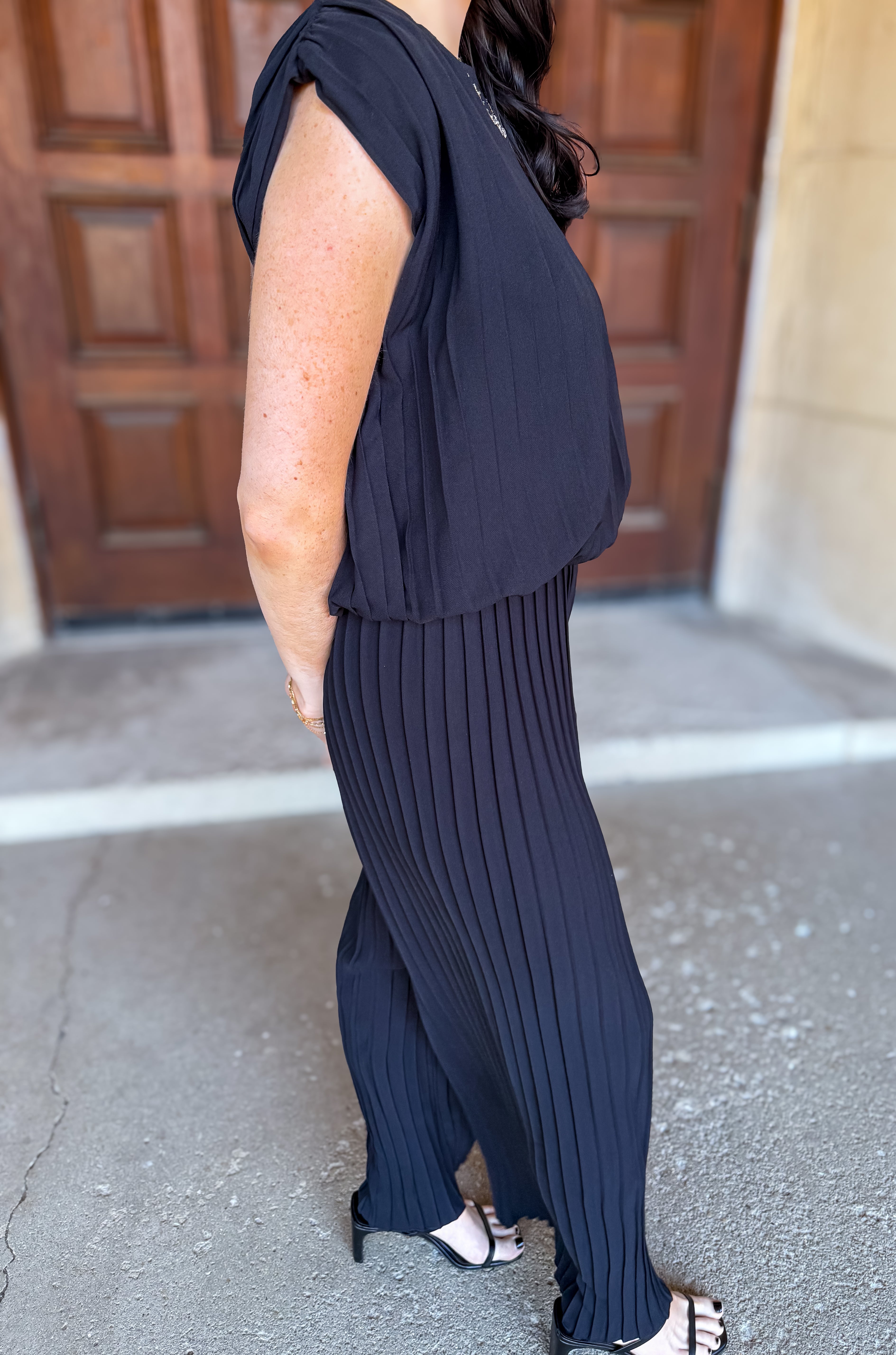 Wynter Pleated Pant Set