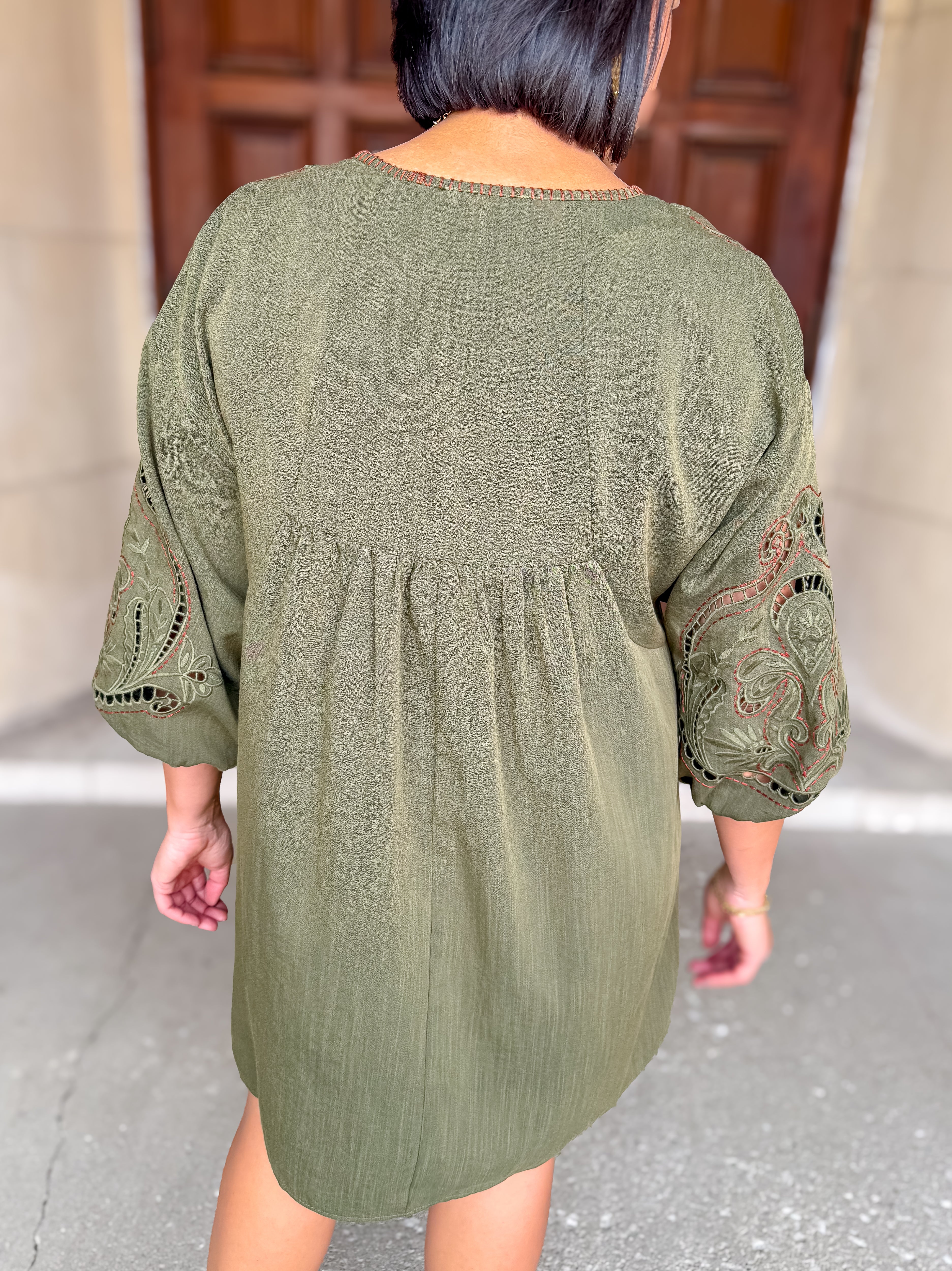 Tillie Floral Embroidered Dress