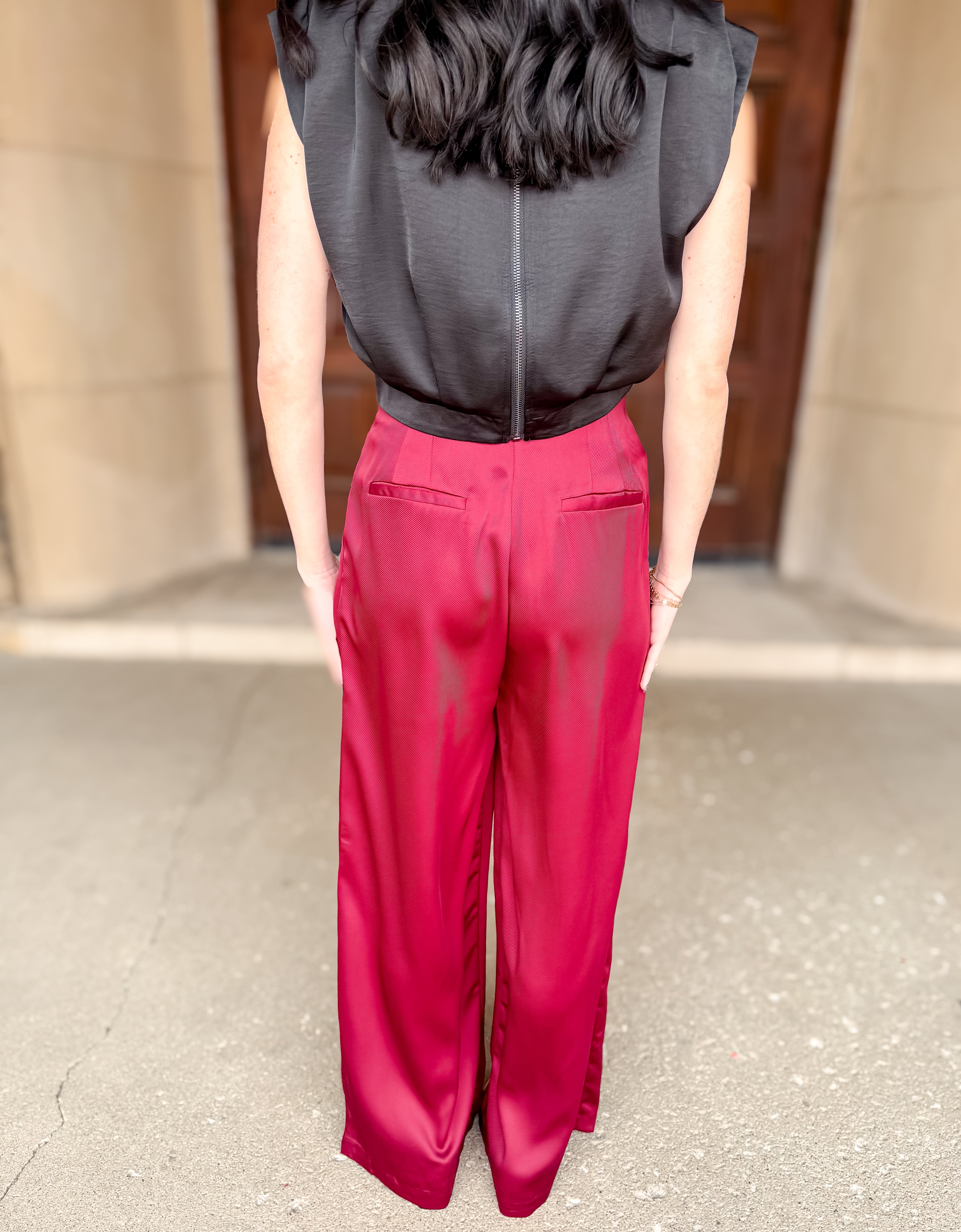 Stella Pleated Wide Leg Pants