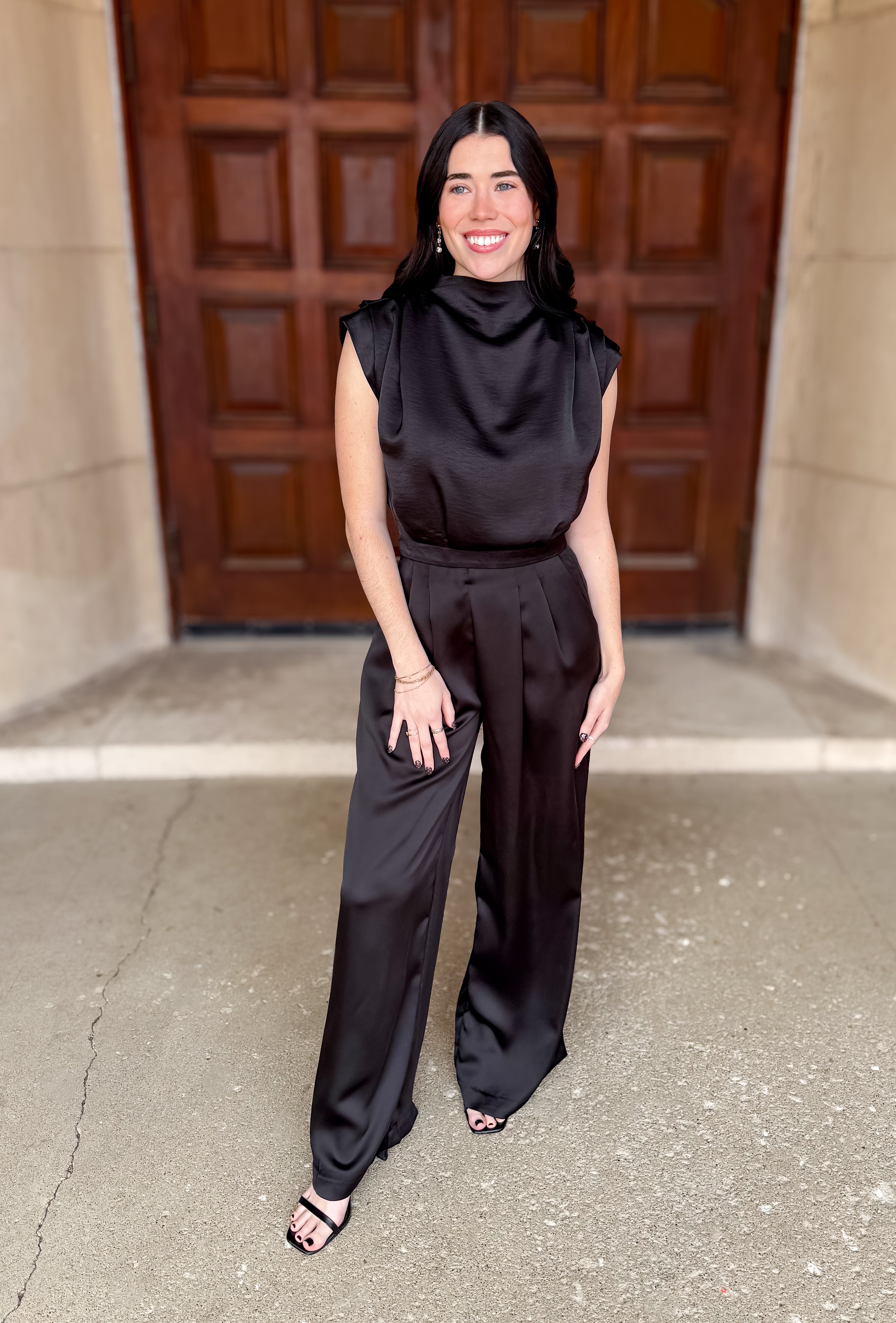 Stella Pleated Wide Leg Pants